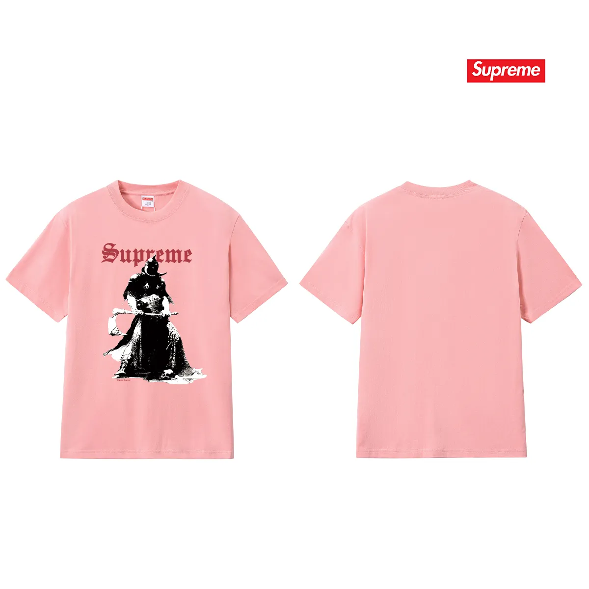 S195 P110💰 American Sup co-branded FW24 Tee monster print pattern round neck short-sleeved T-shirt. Loose fit. Made of 260g combed cotton double yarn. All three standards are complete from fabric to accessories. ZP. Imported Matsui Company slurry printing will never crack. The whole piece adopts three-needle five-thread technology. The neckline-shoulder seam-sleeve seam is double-lined, which looks more three-dimensional and textured.) The same process as the original version, classic fit Feel free to compare zp. The whole piece adopts three-needle five-thread craftsmanship (neckline-shoulder seam-sleeve seam double thread, which looks more three-dimensional and textured). It has the same craftsmanship as the original original, classic version. Color: black, white, light gray, pink, navy. Size: S M L XL XXL