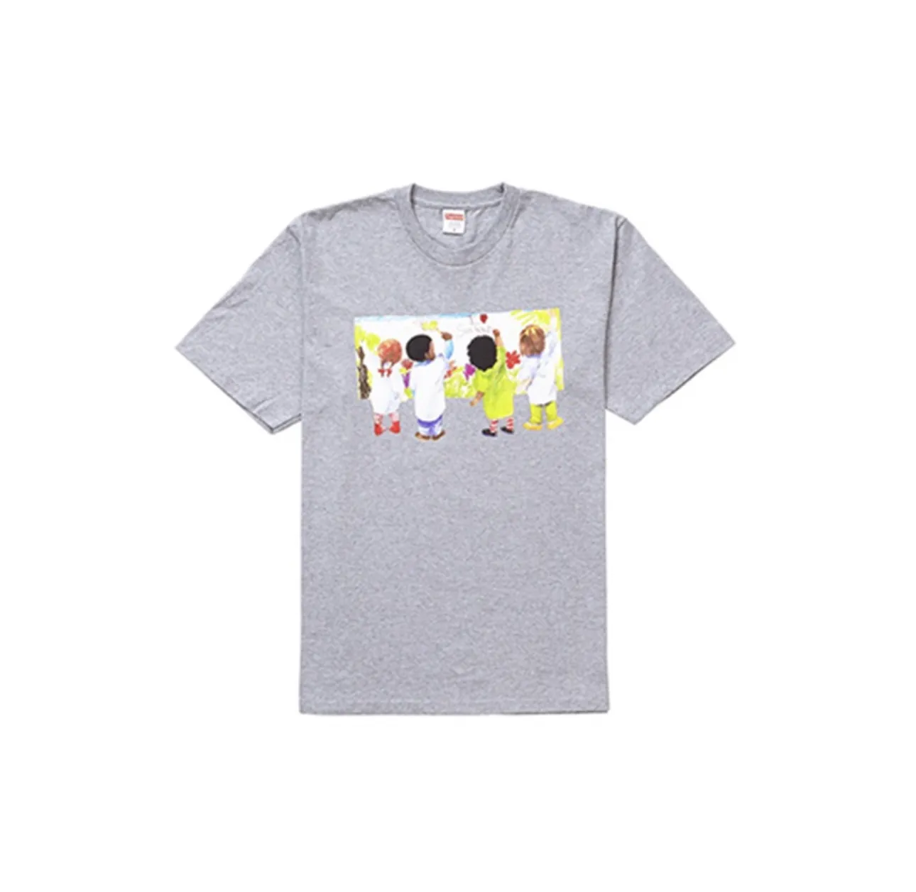 #S90 P110💰 Supreme SS19 Kids Tee Back Children's graffiti round neck short-sleeved T-shirt, same style for men and women. Made of 260g combed cotton double yarn. From fabric to accessories, all three standards are complete and follow ZP. Imported Matsui company's slurry printing will never crack. The whole piece is made of three-needle five-thread technology. The neckline-shoulder seam-sleeve seam is double-lined, which looks more three-dimensional and textured. The same process as the original version, classic version Feel free to compare zp The whole piece adopts three-needle five-thread craftsmanship (neckline-shoulder seam-sleeve seam double thread, looks more three-dimensional and textured) and the same craftsmanship as the original original, classic version Color: black, white, gray, navy Size: S M L XL XXL