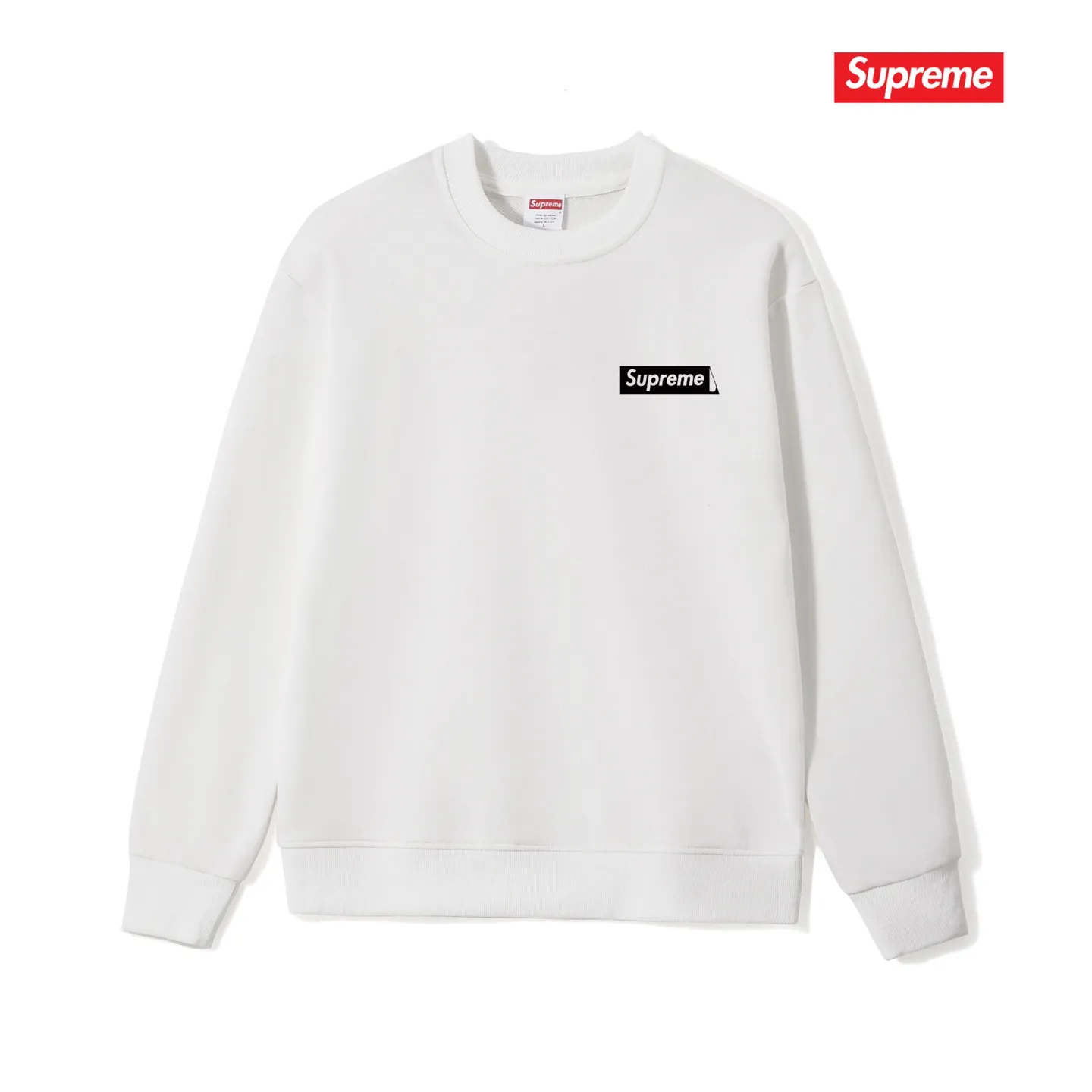 Style No. S1243 #terry p150💰 Velvet 160💰 Supreme Week 17 No More Shit Tee round neck sweatshirt Made of 400g large terry (drop shoulder large version) fabric, soft texture and no pilling Imported environmentally friendly printing glue The pattern is bright and three-dimensional Quality 💥Same style for men and women The upper body is trendy Color: black white gray Size: S M L XL XXL