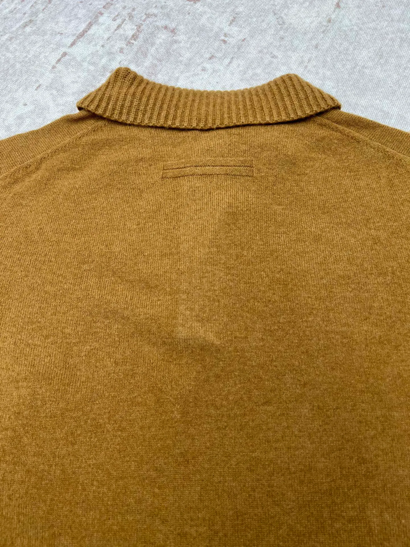 🅿️620 Zegna 25ss new solid color knitted POLO shirt brown high version code number: S.ML.XL.