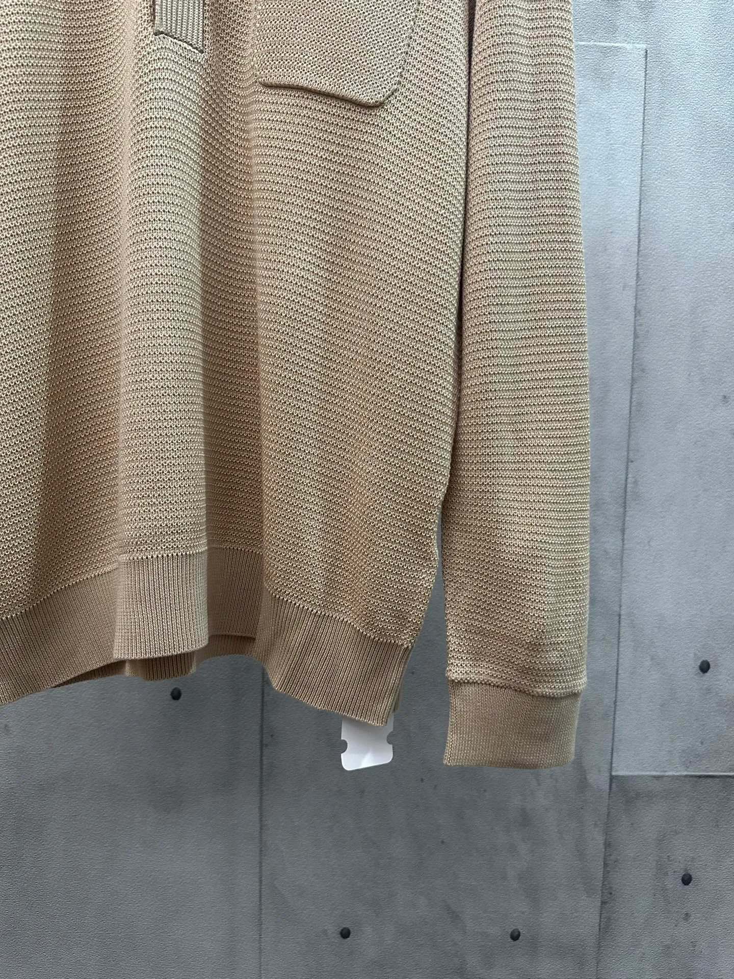 🅿️530 ZEGNA 25FW new silk cotton knitted POLO shirt Size: S M L