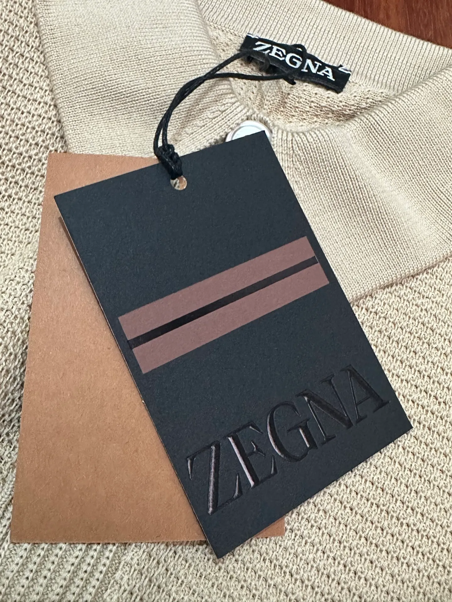 🅿️530 ZEGNA 25FW new silk cotton knitted POLO shirt Size: S M L