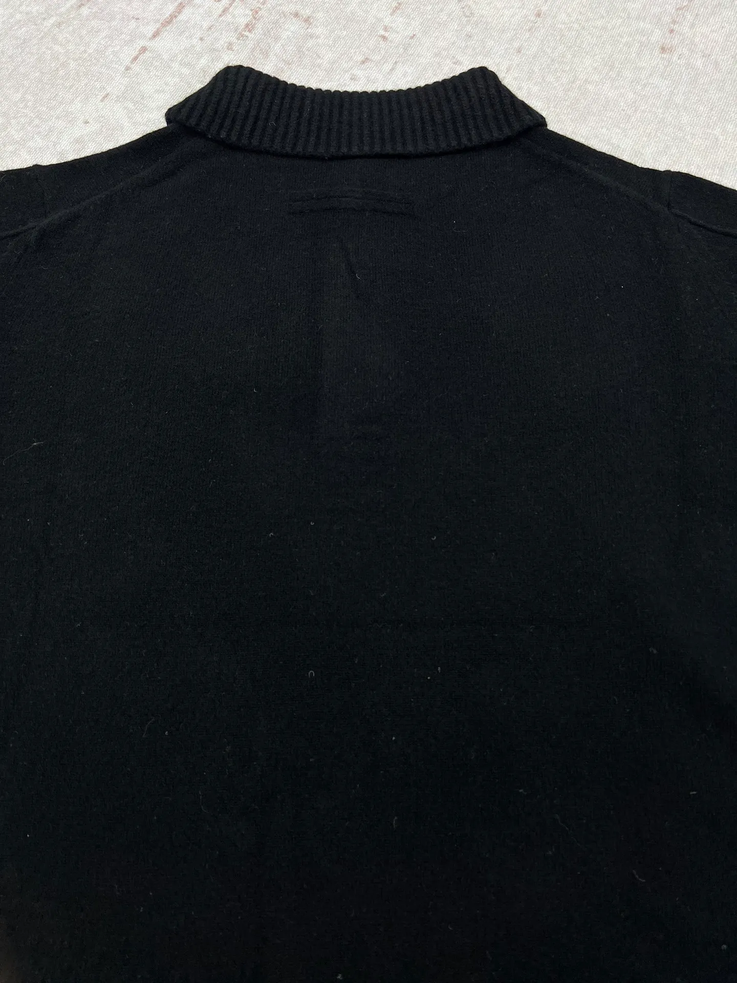 🅿️620 Zegna 25ss new solid color knitted POLO shirt black high version code number: S.ML.XL.