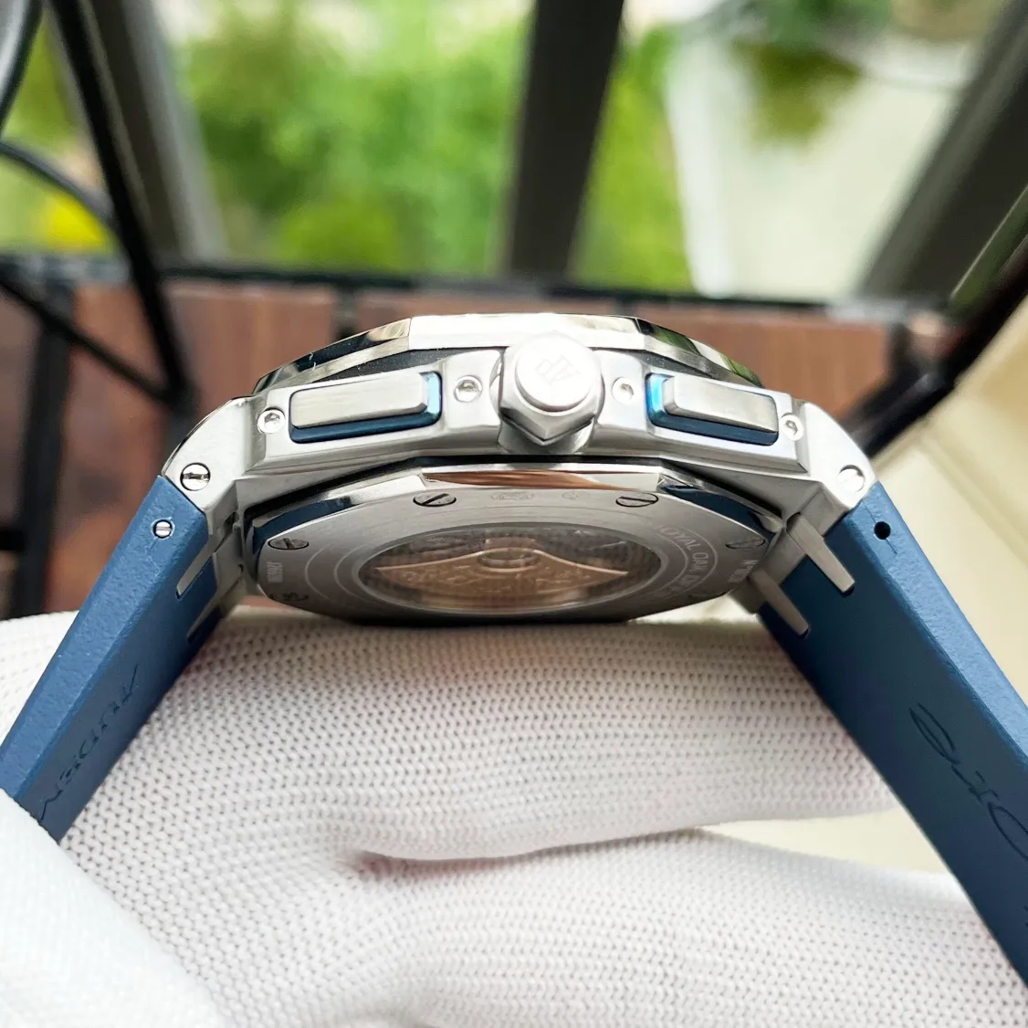 【High-end replica】💰1920! Audemars Piguet-AP men's watch imported fully automatic Citizen 9015 all-in-one mechanical movement mineral strengthened glass 316L stainless steel case leather strap business casual noble and generous size: diameter 44mm thickness 15mm