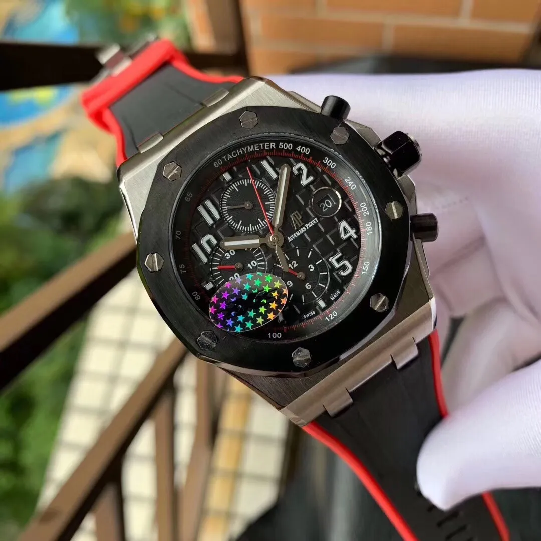 【Foreign Trade Import】💰2320! Audemars Piguet ‼ Royal Oak Offshore Series Anti-glare treated mineral glass Size 42mm*14mm Waterproof tape with AP original pin buckle Equipped with replica original 3126 rotor Fully automatic mechanical movement Octagonal brushed steel case with mesh surface 50 meters waterproof Super high quality in the market Super A workmanship Cold and domineering Different tough guys🔥Top products are constantly produced🔥