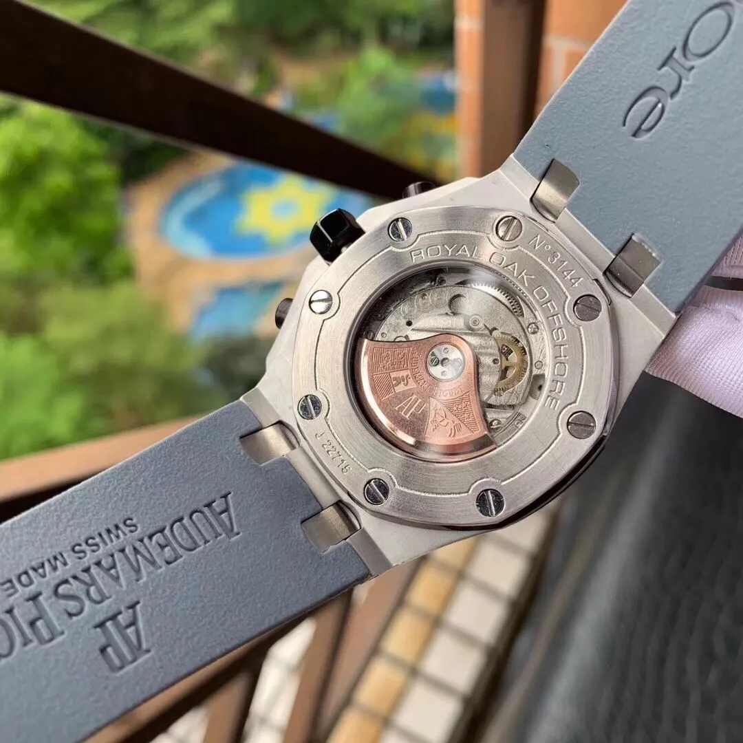 【Foreign Trade Import】💰2320! Audemars Piguet ‼ Royal Oak Offshore Series Anti-glare treated mineral glass Size 42mm*14mm Waterproof tape with AP original pin buckle Equipped with replica original 3126 rotor Fully automatic mechanical movement Octagonal brushed steel case with mesh surface 50 meters waterproof Super high quality in the market Super A workmanship Cold and domineering Different tough guys🔥Top products are constantly produced🔥