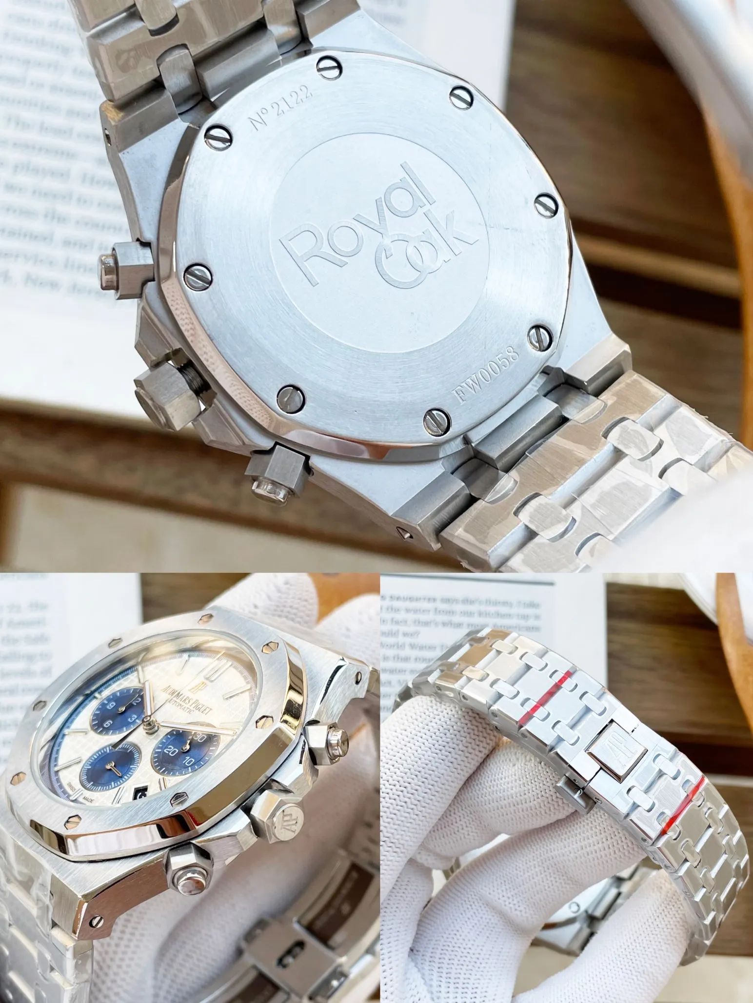 【High-end replica】💰1360! Audemars Piguet AP - ruthless goods are rampant [Lightning][Lightning][Lightning] Cool sports men's chronograph movement: 6-hand chronograph and running seconds 632L stainless steel Pure stainless steel solid core strap-original buckle Sapphire mirror Size: 42mm Thickness 15mm [Rose][Rose][Rose] It cannot be a classic!