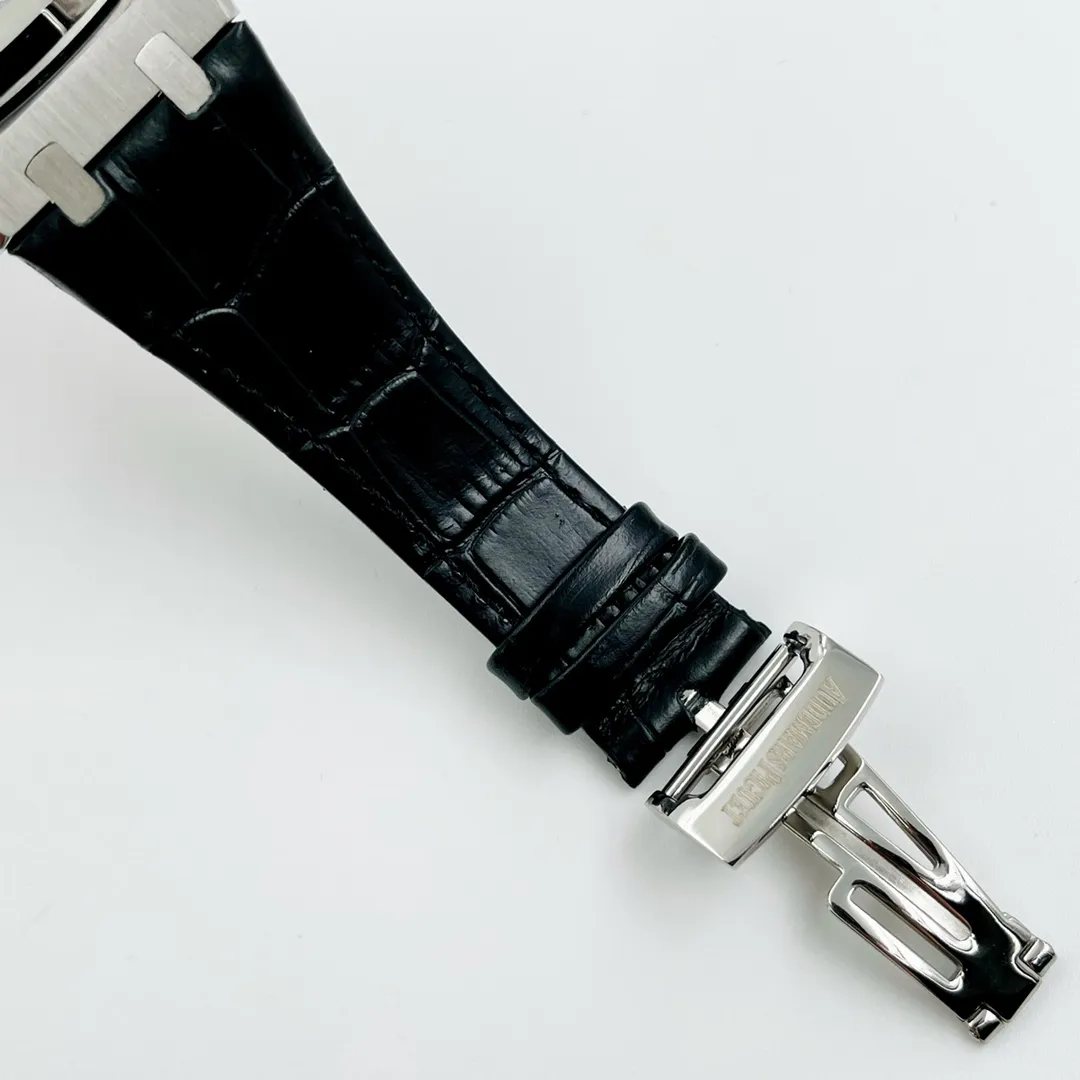 【High-end replica】💰1240! AUDEMARS PIGUET Royal Oak Series (Exquisite and Intelligent Work) Wrist Beauty Style Type Imported fully automatic mechanical movement 316l stainless steel case Wear-resistant sapphire glass mirror Imported cowhide strap with original buckle to fit the wrist Case size 41.9 mm in diameter and 12.1 mm in thickness Excellent and sophisticated Wisdom style Noble and generous Noble style
