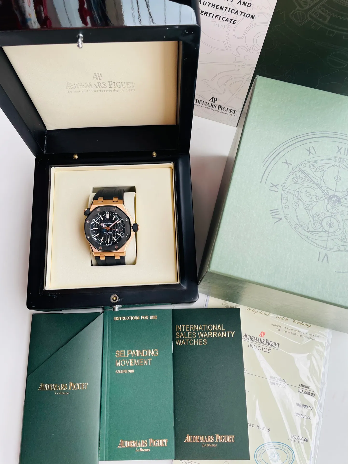 【High-end replica】💰1160 【Top-level replica】💰3440! Audemars Piguet 15710ST.OO.A002CA.01 Royal Oak Offshore Men's Mechanical Watch, size 42MM14MM, with replica original Cal.3️⃣1️⃣2️⃣0️⃣ fully automatic mechanical movement, anti-glare treated sapphire💎 crystal glass, imported 316 stainless steel case Paired with imported rubber strap, original pin buckle, people-friendly version, super high quality, super A workmanship, not ordinary goods in the market, good value for money, a must-have artifact for tough guys. After multiple processes of polishing and frosting, the unique octagonal bezel finally expresses sharp and angular lines. Audemars Piguet's entry-level watch is highly recommended! ! ! It takes a long time to present the most exquisite watches to all watch lovers!