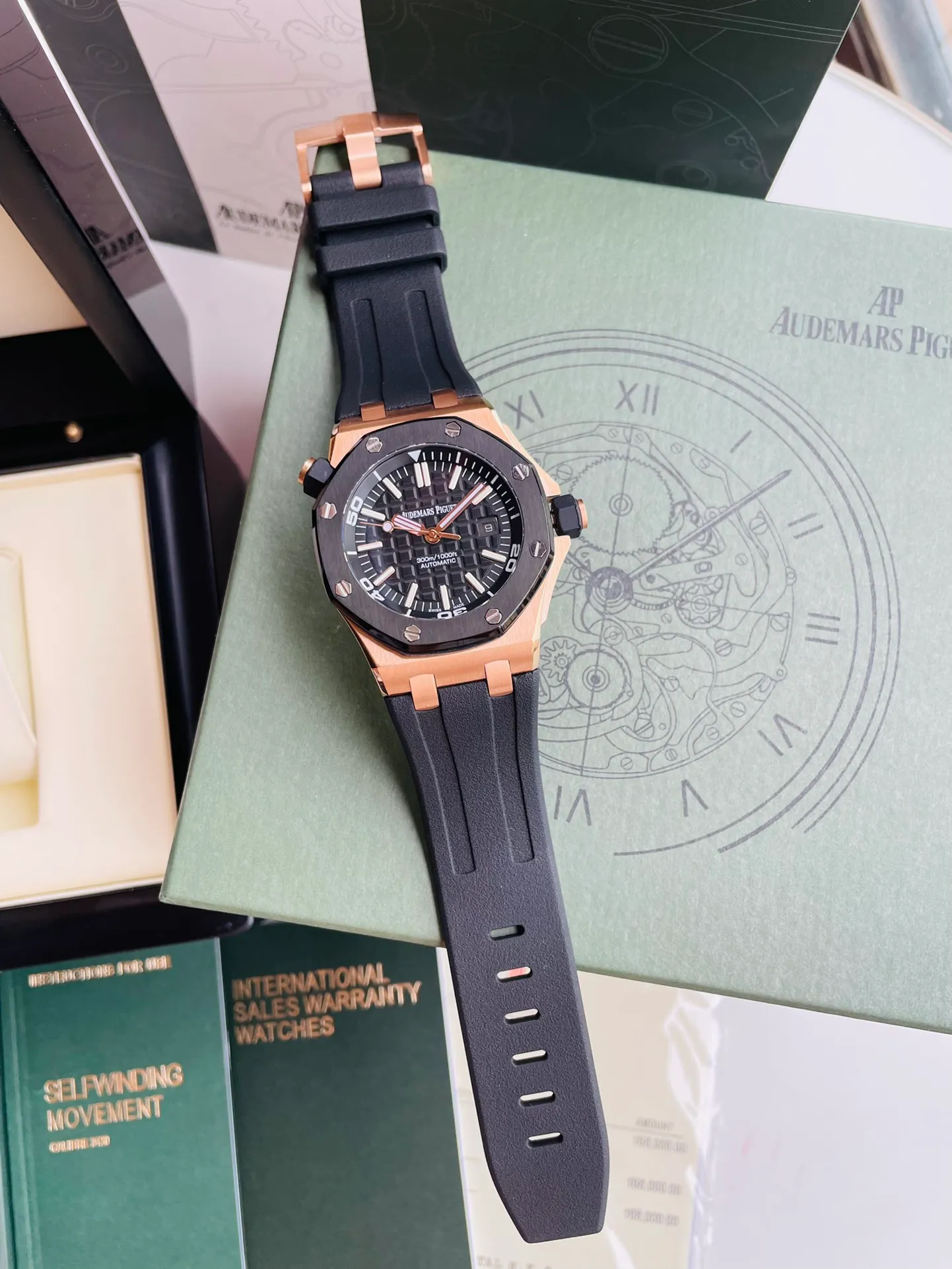 【High-end replica】💰1160 【Top-level replica】💰3440! Audemars Piguet 15710ST.OO.A002CA.01 Royal Oak Offshore Men's Mechanical Watch, size 42MM14MM, with replica original Cal.3️⃣1️⃣2️⃣0️⃣ fully automatic mechanical movement, anti-glare treated sapphire💎 crystal glass, imported 316 stainless steel case Paired with imported rubber strap, original pin buckle, people-friendly version, super high quality, super A workmanship, not ordinary goods in the market, good value for money, a must-have artifact for tough guys. After multiple processes of polishing and frosting, the unique octagonal bezel finally expresses sharp and angular lines. Audemars Piguet's entry-level watch is highly recommended! ! ! It takes a long time to present the most exquisite watches to all watch lovers!