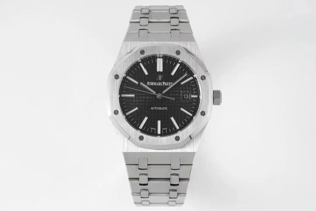 [Original order quality]💰1240! 【Top Replica】💰3700! Audemars Piguet AP Royal Oak Series 15400 is equipped with a customized ultra-thin 9015 modified Cal.3120 fully automatic movement, plaid dial, double-sided sapphire glass, upgraded to the same buckle as the original, diameter 41 mm x 10 mm, the strongest AP replica version on the market! A work of ingenuity worthy of your appreciation!