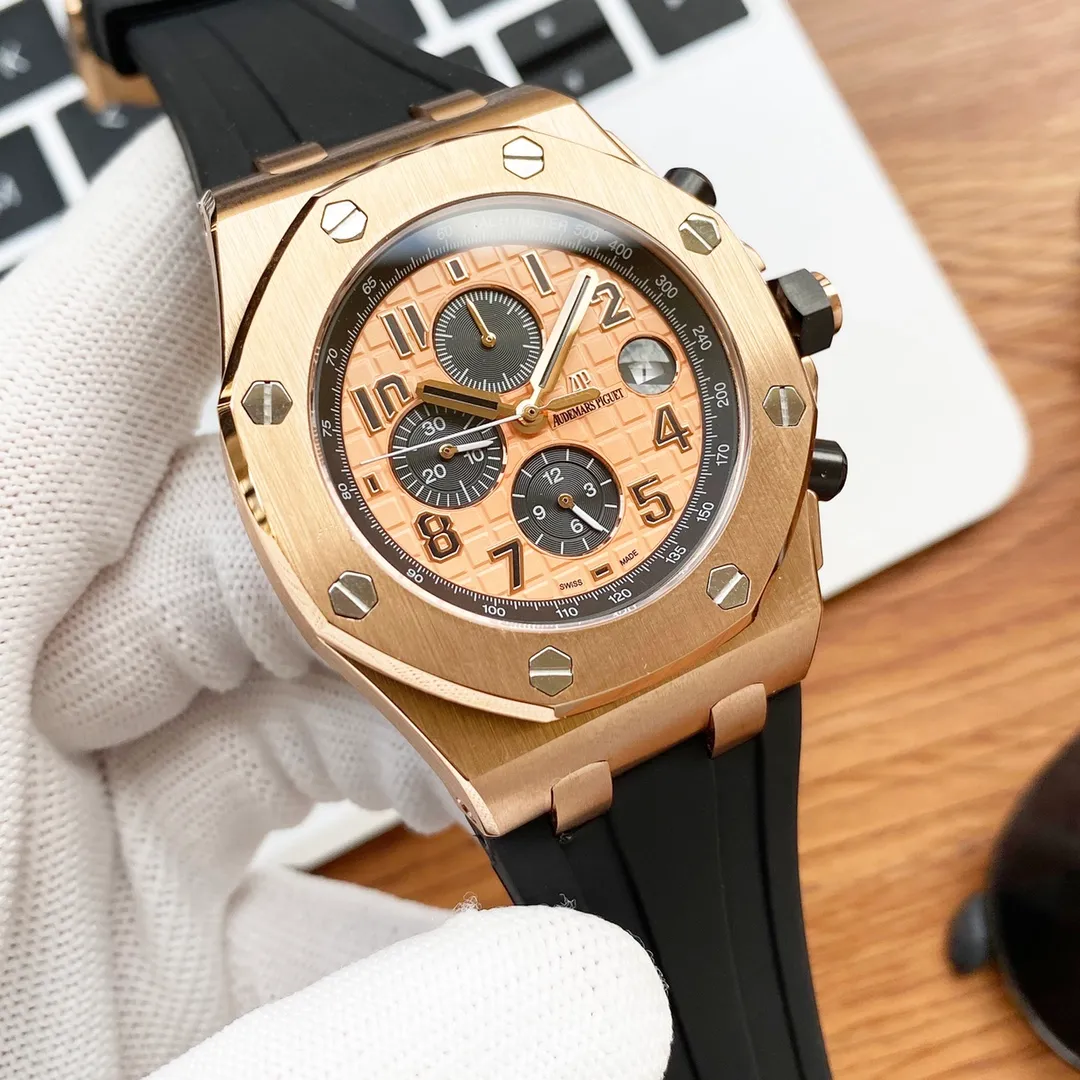 【High-end replica】💰1720! Audemars Piguet ‼ ️Royal Oak Offshore Series-26470IO.OO.A006CA.01 Anti-glare treated mineral glass Size 42mm*14mm, waterproof tape with AP original pin buckle Equipped with a replica of the original 3126 rotor Fully automatic mechanical movement Octagonal brushed steel case with mesh surface The dial has Audemars Piguet's exclusive "Méga Tapisserie" super large plaid decoration, which has a strong three-dimensional effect and has been upgraded with super luminous function. 100 meters waterproof, super high quality in the market, super A workmanship, cold and domineering, a different kind of tough guy🔥hot recommendation🔥
