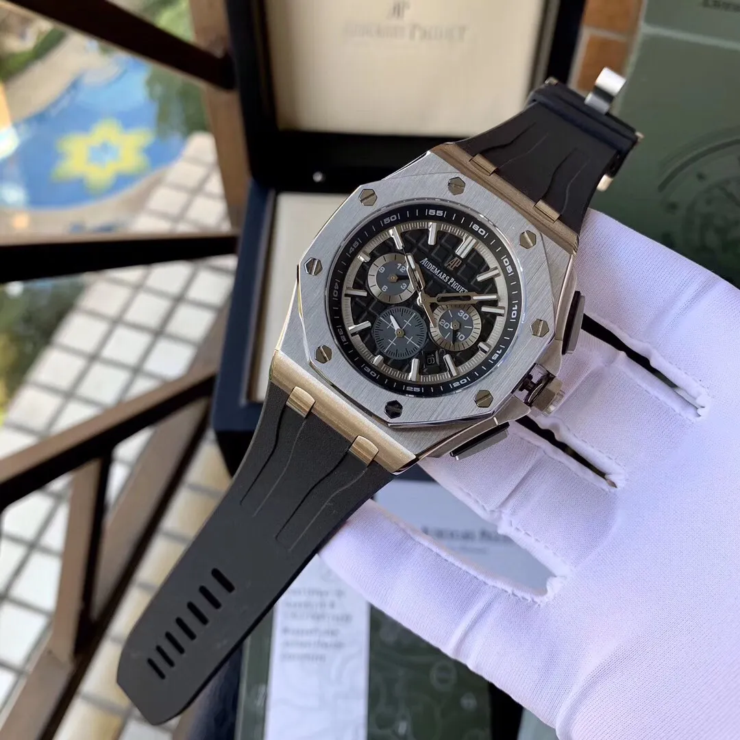 【Top replica】💰3300! Audemars Piguet ‼ ️Royal Oak Offshore Series Anti-glare treated sapphire crystal glass Size 45mm*14mm Waterproof tape with AP original pin buckle Equipped with replica original Swiss 2836 fully automatic mechanical movement Octagonal brushed steel case with grid surface The highest version on the market Super high quality Super A workmanship Cold, domineering and different