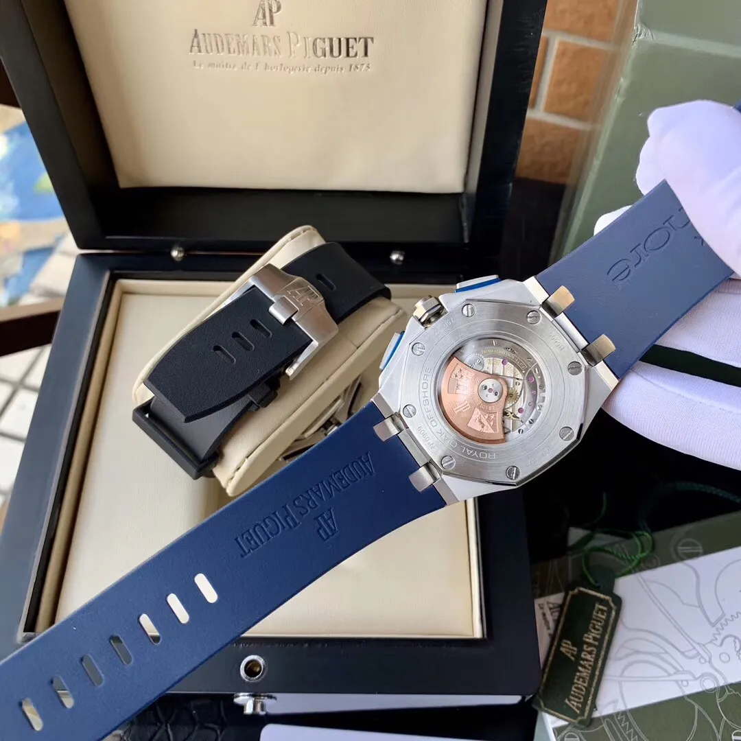 【Top replica】💰3300! Audemars Piguet ‼ ️Royal Oak Offshore Series Anti-glare treated sapphire crystal glass Size 45mm*14mm Waterproof tape with AP original pin buckle Equipped with replica original Swiss 2836 fully automatic mechanical movement Octagonal brushed steel case with grid surface The highest version on the market Super high quality Super A workmanship Cold, domineering and different