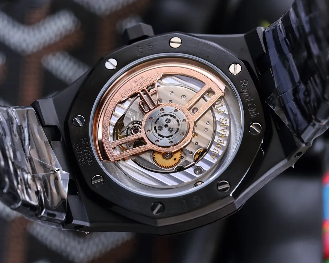【High-end replica】💰1240! 【Top Replica】💰3440! Audemars Piguet Royal Oak series equipped with original imported ultra-thin 9015 automatic movement, stainless steel strap, original folding clasp, sapphire mirror, one year of technical improvement, fully automatic mechanical watch, size 41mm*10mm