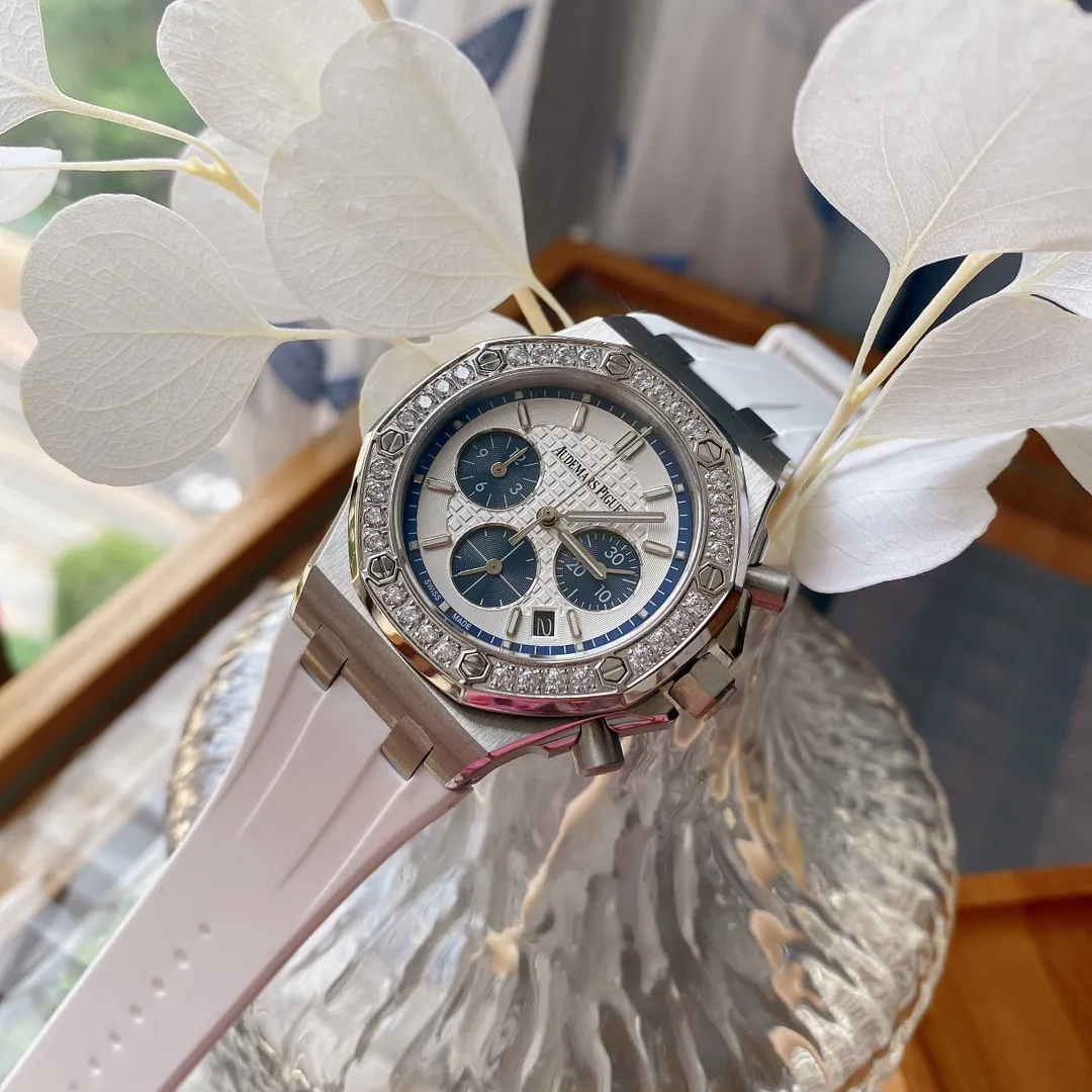 【High-end replica】💰1280! 🌟AP-Audemars Piguet Royal Oak Offshore 26231OR.ZZ.D010CA.01 series of super cool women's clothing, colorful matching, six-hand timing imported quartz movement, sapphire scratch-resistant glass, 316 stainless steel case, imported rubber strap, the best classic among Audemars Piguet women's models.