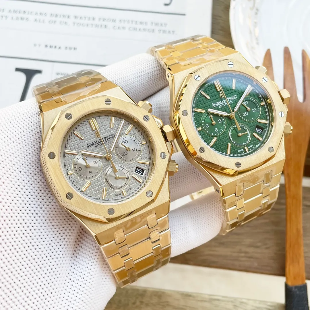 【High-end replica】💰1360! Audemars Piguet AP - ruthless goods are rampant [Lightning][Lightning][Lightning] Cool sports men's chronograph movement: 6-hand chronograph and running seconds 632L stainless steel Pure stainless steel solid core strap-original buckle Sapphire mirror Size: 42mm Thickness 15mm [Rose][Rose][Rose] It cannot be a classic!