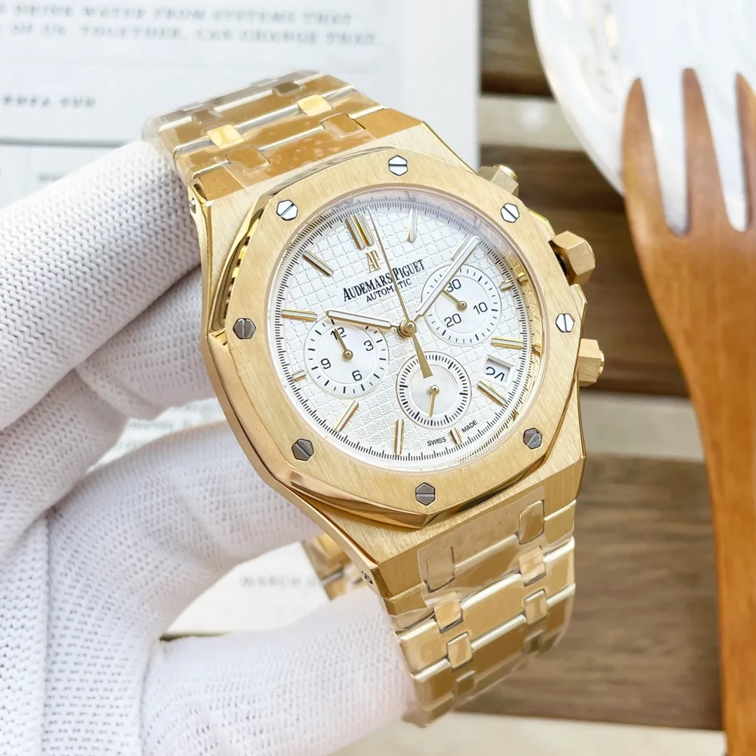 【High-end replica】💰1360! Audemars Piguet AP - ruthless goods are rampant [Lightning][Lightning][Lightning] Cool sports men's chronograph movement: 6-hand chronograph and running seconds 632L stainless steel Pure stainless steel solid core strap-original buckle Sapphire mirror Size: 42mm Thickness 15mm [Rose][Rose][Rose] It cannot be a classic!