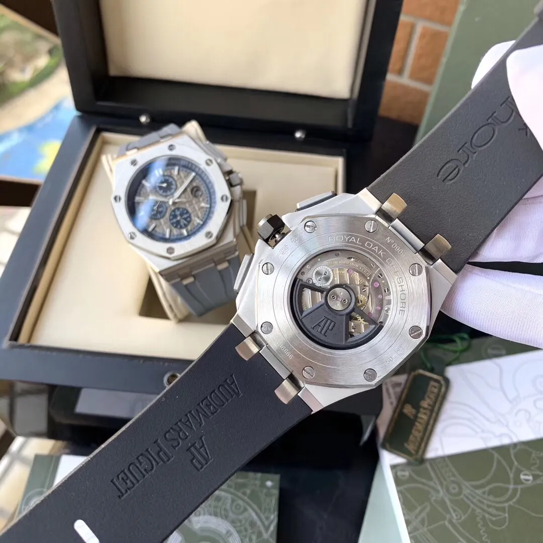 【Top replica】💰3300! Audemars Piguet ‼ ️Royal Oak Offshore Series Anti-glare treated sapphire crystal glass Size 45mm*14mm Waterproof tape with AP original pin buckle Equipped with replica original Swiss 2836 fully automatic mechanical movement Octagonal brushed steel case with grid surface The highest version on the market Super high quality Super A workmanship Cold, domineering and different