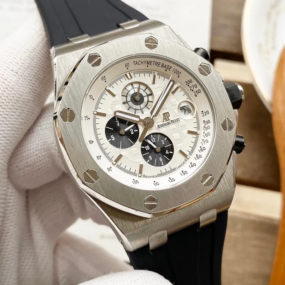 【Top replica】💰2400! Audemars Piguet ‼ ️Royal Oak Offshore Limited Edition, anti-glare treated mineral glass, size 42mm*14mm, waterproof tape with AP original pin buckle, equipped with replica original 3126 rotor, fully automatic mechanical movement, octagonal brushed steel case with grid surface, dial with Audemars Piguet's exclusive "Méga Tapisserie" super large plaid decoration, strong three-dimensional effect, upgraded super luminous function, 100 meters deep waterproof, ultra-high quality in the market, super-A workmanship, cool Domineering and a different kind of tough guy🔥Highly recommended🔥