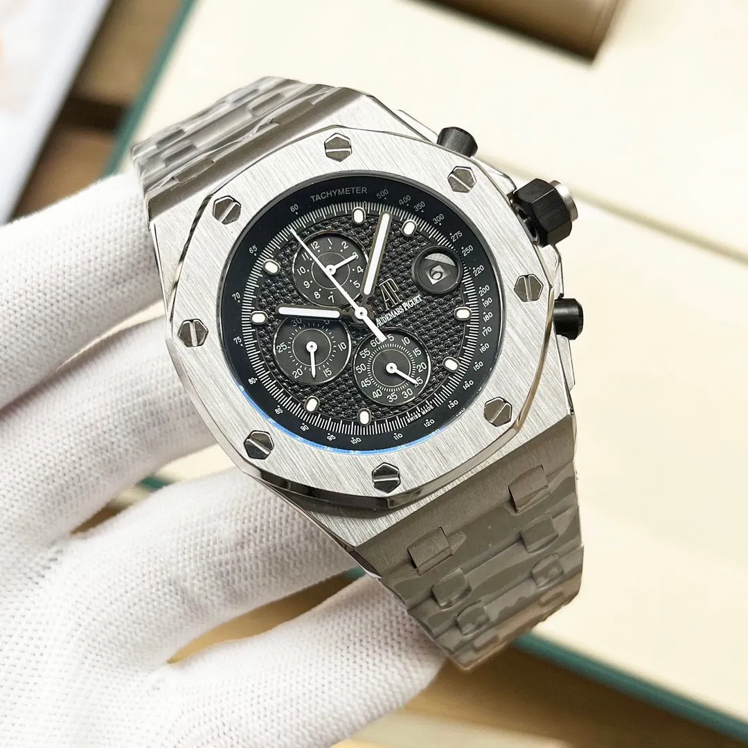 【Customized all-in-one machine】💰1920! Audemars Piguet is consistent with the original, super high quality in the market) Audemars Piguet Royal Oak Offshore series, self-winding mechanical movement (upgraded from the original 3126 automatic hammer, closer to the original version), new dial with three-dimensional hydraulic effect, 316L stainless steel case, Class A luminous display, ultra-high hardness crystal glass mirror, 100-meter super waterproof (can be used for diving and swimming) 42mm diameter, 14mm thickness, the dial has Audemars Piguet's exclusive "Méga" Tapisserie" plaid decoration, with a strong three-dimensional effect, upgraded super luminous function, the entire case is CNC processed, perfectly restoring the original structure, the strap is 316L stainless steel, the appearance is consistent with the original, showing the domineering nature of men🔥Produced by AD, the best products are constantly coming🔥