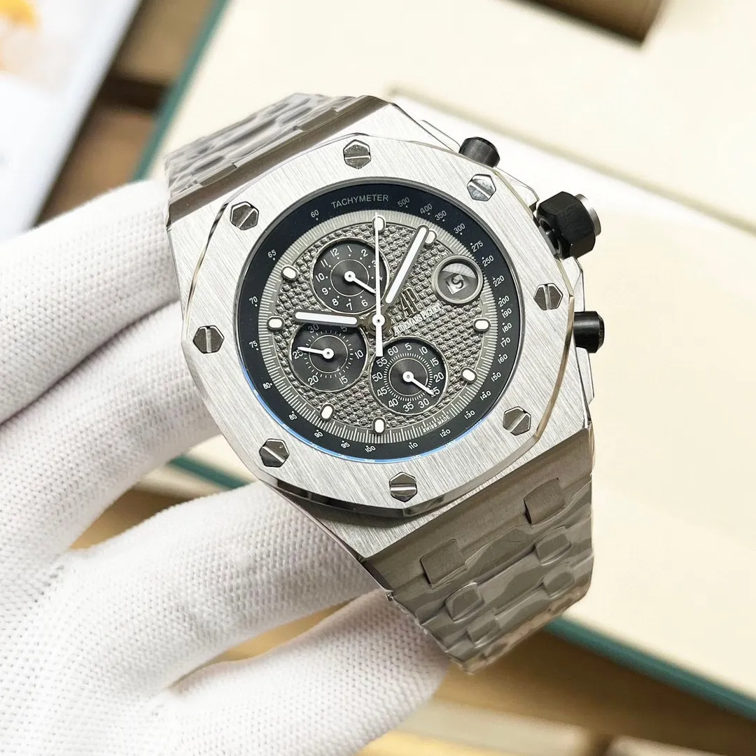 【Customized all-in-one machine】💰1920! Audemars Piguet is consistent with the original, super high quality in the market) Audemars Piguet Royal Oak Offshore series, self-winding mechanical movement (upgraded from the original 3126 automatic hammer, closer to the original version), new dial with three-dimensional hydraulic effect, 316L stainless steel case, Class A luminous display, ultra-high hardness crystal glass mirror, 100-meter super waterproof (can be used for diving and swimming) 42mm diameter, 14mm thickness, the dial has Audemars Piguet's exclusive "Méga" Tapisserie" plaid decoration, with a strong three-dimensional effect, upgraded super luminous function, the entire case is CNC processed, perfectly restoring the original structure, the strap is 316L stainless steel, the appearance is consistent with the original, showing the domineering nature of men🔥Produced by AD, the best products are constantly coming🔥