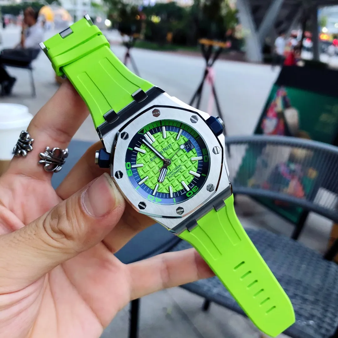 【Foreign trade import】💰1160! Audemars Piguet. 15710ST.OO.A002CA.01 Royal Oak Offshore Men's Mechanical Watch, size 42MM14MM, equipped with replica original Cal.3⃣1⃣2⃣0⃣ fully automatic mechanical movement, anti-glare treated sapphire💎 crystal glass, imported 316 stainless steel Ao case, with imported rubber strap (first layer calfskin) original pin buckle People-friendly version, super high quality, super workmanship, not ordinary goods in the market, good value for money, a must-have artifact for tough guys. After multiple processes of polishing and frosting, the unique octagonal bezel finally expresses sharp and angular lines. Audemars Piguet's entry-level watch is highly recommended! ! ! It took a long time to present the most sophisticated watch to all watch lovers, and a pair of original watch straps will be given as a random gift! ! !
