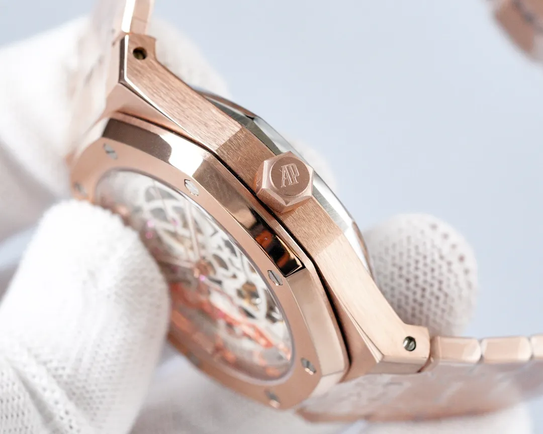【High-end replica】💰1520! Audemars Piguet-AP‼ ️Exquisite men's watch, with exciting hollow design, noble atmosphere, gentlemanly style, excellent quality, hot selling all over the city. Adopting fully automatic mechanical movement, top-grade 316 stainless steel case, and super mineral mirror🔥The top products are constantly produced🔥