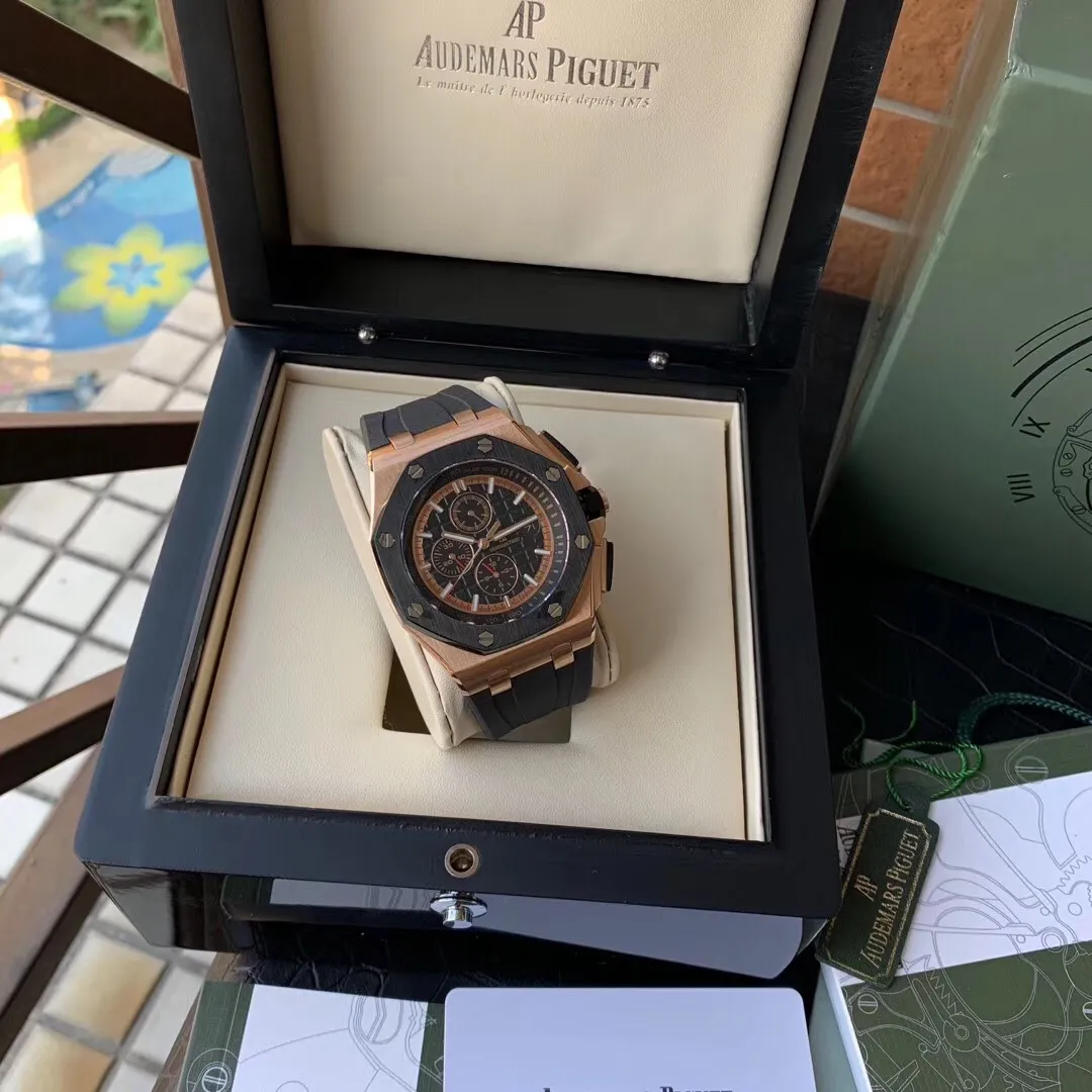 【Top replica】💰3300! Audemars Piguet ‼ ️Royal Oak Offshore Series Anti-glare treated sapphire crystal glass Size 45mm*14mm Waterproof tape with AP original pin buckle Equipped with replica original Swiss 2836 fully automatic mechanical movement Octagonal brushed steel case with grid surface The highest version on the market Super high quality Super A workmanship Cold, domineering and different