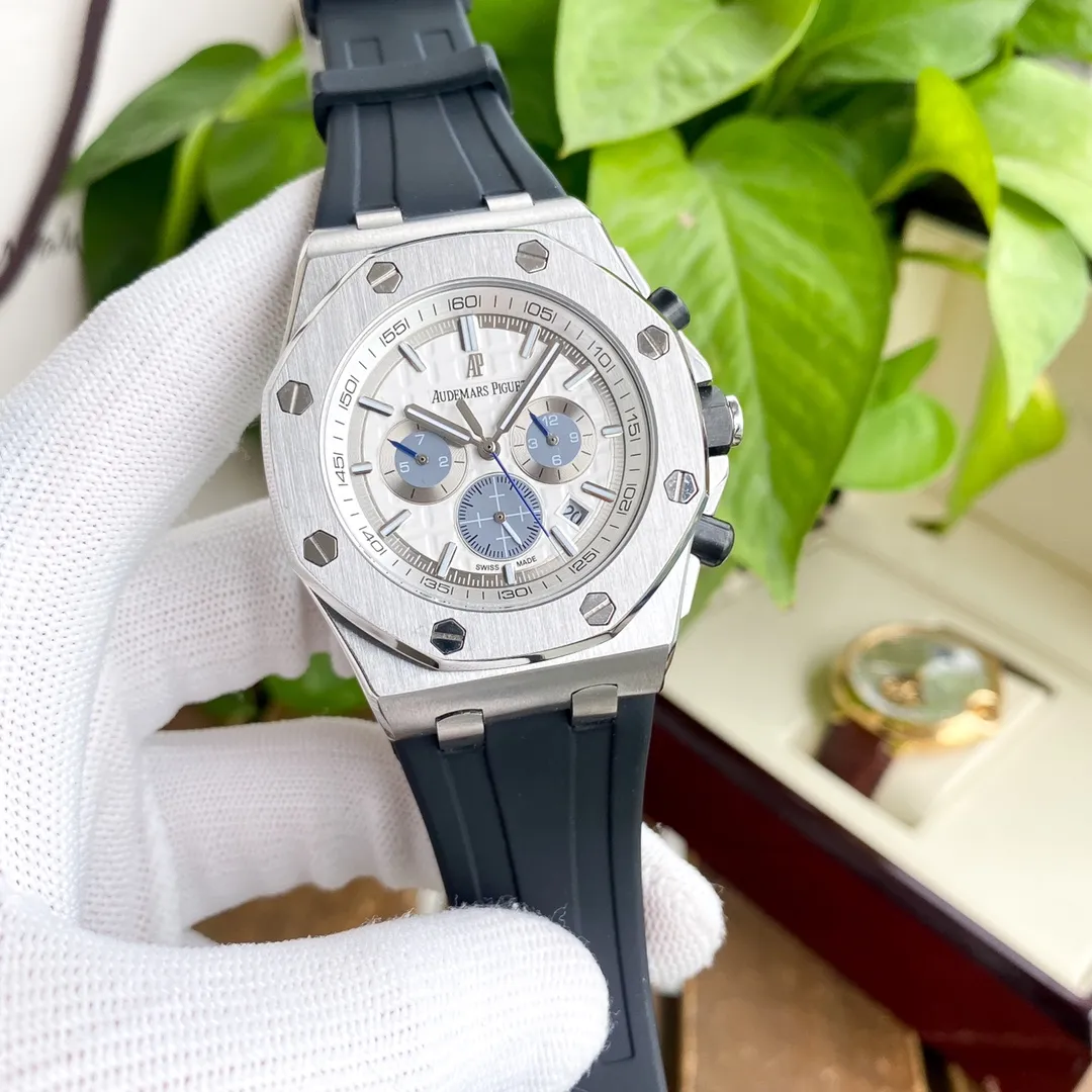 【High-end replica】💰1720! Audemars Piguet ‼ ️Royal Oak Offshore series, anti-glare treated mineral glass, size 42mm*14mm, waterproof tape with AP original pin buckle, equipped with replica original 3126 rotor, fully automatic mechanical movement, octagonal brushed steel case with grid surface, dial with Audemars Piguet's exclusive "Méga Tapisserie" super large plaid decoration, strong three-dimensional effect, upgraded super luminous function, 100 meters deep waterproof, ultra-high quality in the market, super-A workmanship, cool Domineering and a different kind of tough guy🔥Highly recommended🔥