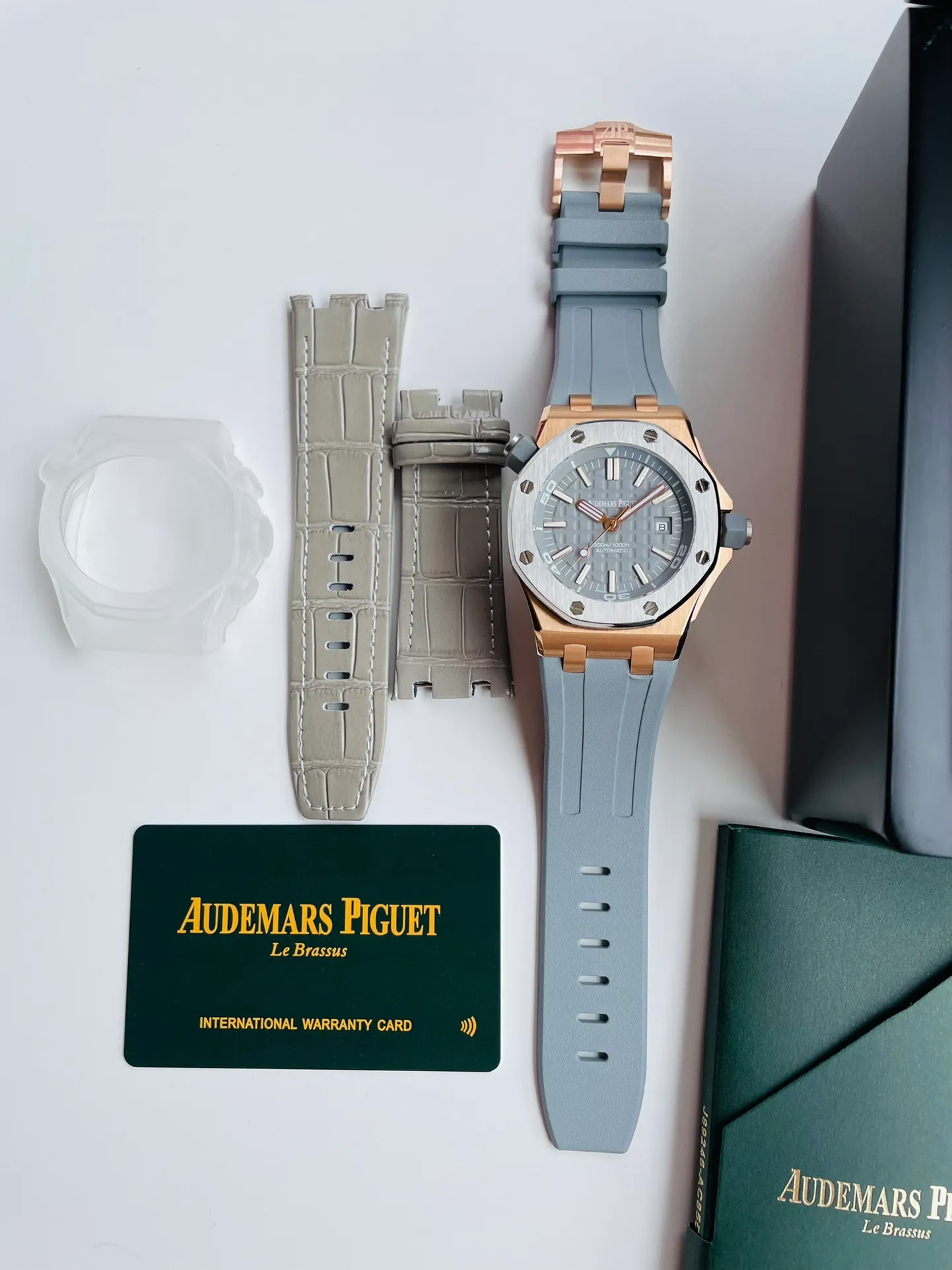 【High-end replica】💰1160 【Top-level replica】💰3440! Audemars Piguet 15710ST.OO.A002CA.01 Royal Oak Offshore Men's Mechanical Watch, size 42MM14MM, with replica original Cal.3️⃣1️⃣2️⃣0️⃣ fully automatic mechanical movement, anti-glare treated sapphire💎 crystal glass, imported 316 stainless steel case Paired with imported rubber strap, original pin buckle, people-friendly version, super high quality, super A workmanship, not ordinary goods in the market, good value for money, a must-have artifact for tough guys. After multiple processes of polishing and frosting, the unique octagonal bezel finally expresses sharp and angular lines. Audemars Piguet's entry-level watch is highly recommended! ! ! It takes a long time to present the most exquisite watches to all watch lovers!