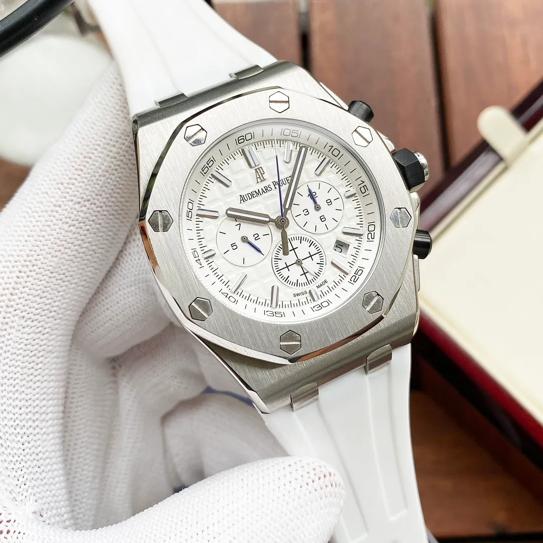 【Customized all-in-one machine】💰1720! Audemars Piguet-AP men's watch equipped with fully automatic imported Citizen 9015 all-in-one mechanical movement, sapphire mirror, imported rubber strap, fashionable and casual, noble and generous, size: diameter 44mm, thickness 15mm
