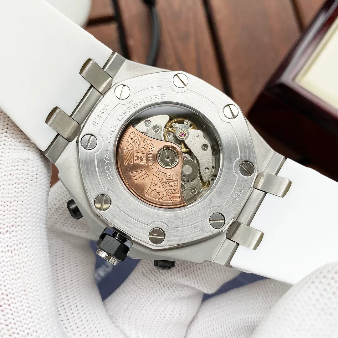 【Customized all-in-one machine】💰1720! Audemars Piguet-AP men's watch equipped with fully automatic imported Citizen 9015 all-in-one mechanical movement, sapphire mirror, imported rubber strap, fashionable and casual, noble and generous, size: diameter 44mm, thickness 15mm