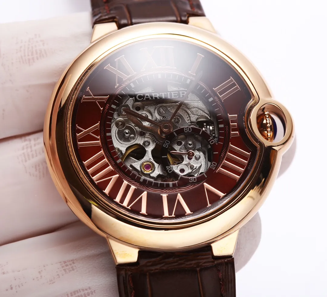 【New model released】💰2560! Taiwan factory Cartier 🎈Blue Balloon series, built-in: Japanese Citizen 82S7 automatic mechanical movement (durable), water drop (fish eye bubble) sapphire glass mirror 🎈Unique three-dimensional design, five-digit small seconds seem to be suspended in the air on the dial, 🎈Highly waterproof, diameter 42mm, thickness 12mm. (Focus on original new machines) Focus is an attitude, produced by JH!