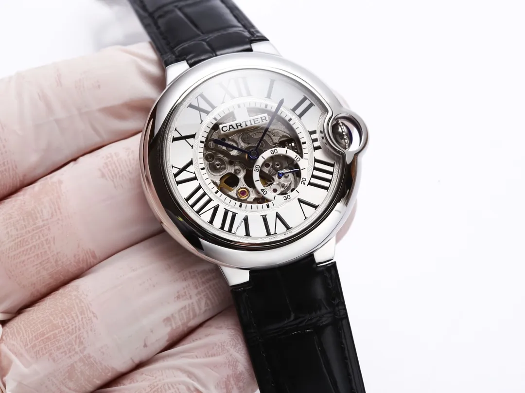 【New model released】💰2560! Taiwan factory Cartier 🎈Blue Balloon series, built-in: Japanese Citizen 82S7 automatic mechanical movement (durable), water drop (fish eye bubble) sapphire glass mirror 🎈Unique three-dimensional design, five-digit small seconds seem to be suspended in the air on the dial, 🎈Highly waterproof, diameter 42mm, thickness 12mm. (Focus on original new machines) Focus is an attitude, produced by JH!