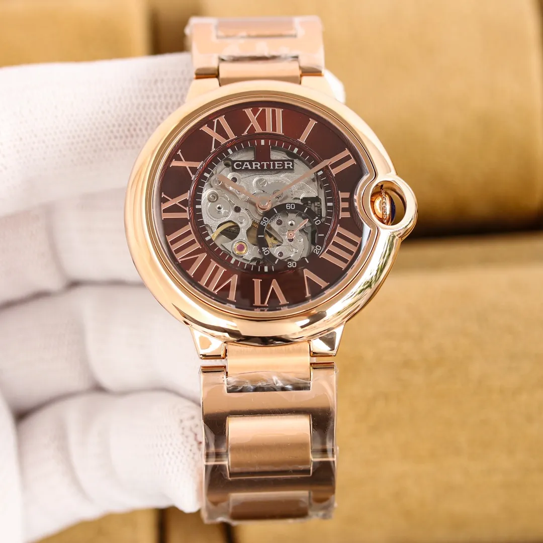 【Top replica】💰2500! Taiwan factory Cartier 🎈Blue Balloon series, built-in: Japanese Citizen 82S7 automatic mechanical movement (durable), water drop (fish eye bubble) sapphire glass mirror 🎈Unique three-dimensional design, five-digit small seconds seem to be suspended in the air on the dial, 🎈Highly waterproof, diameter 42mm, thickness 12mm.