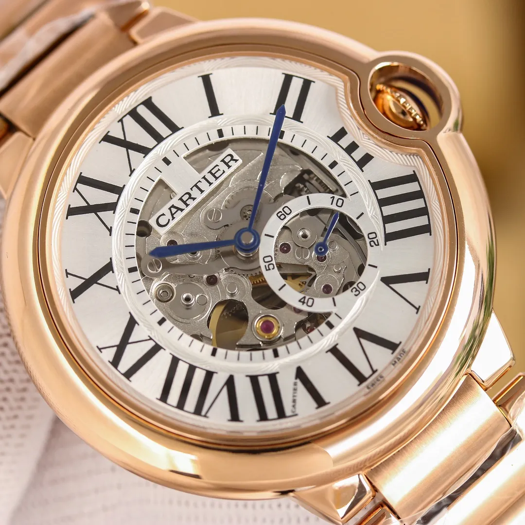 【Top replica】💰2500! Taiwan factory Cartier 🎈Blue Balloon series, built-in: Japanese Citizen 82S7 automatic mechanical movement (durable), water drop (fish eye bubble) sapphire glass mirror 🎈Unique three-dimensional design, five-digit small seconds seem to be suspended in the air on the dial, 🎈Highly waterproof, diameter 42mm, thickness 12mm.