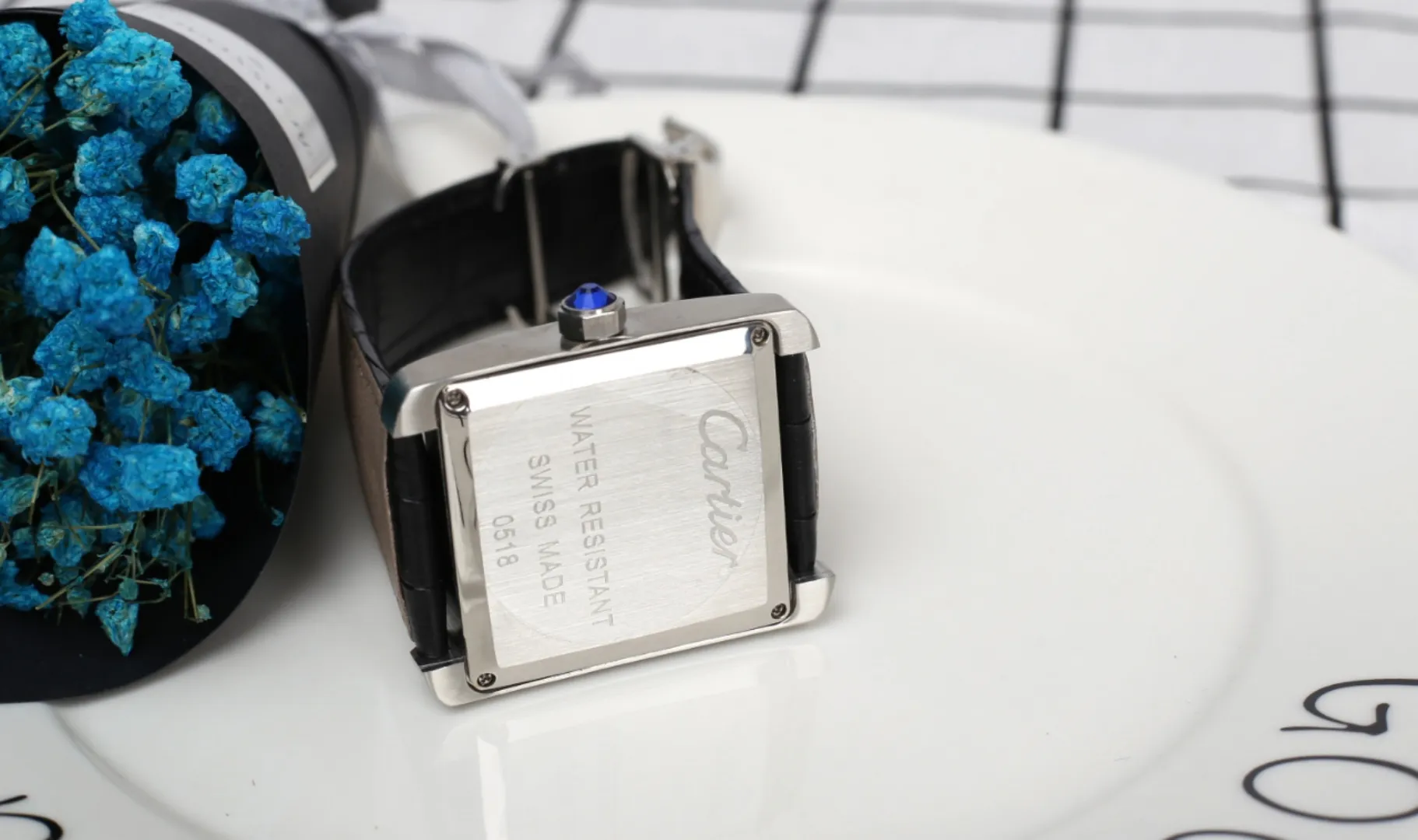 【Foreign Trade Import】💰620 each! Cartier-CARTIER all-black dial, size 40mm for men and 33mm for women, made of stainless steel, imported quartz movement, diamond-coated wear-resistant mirror