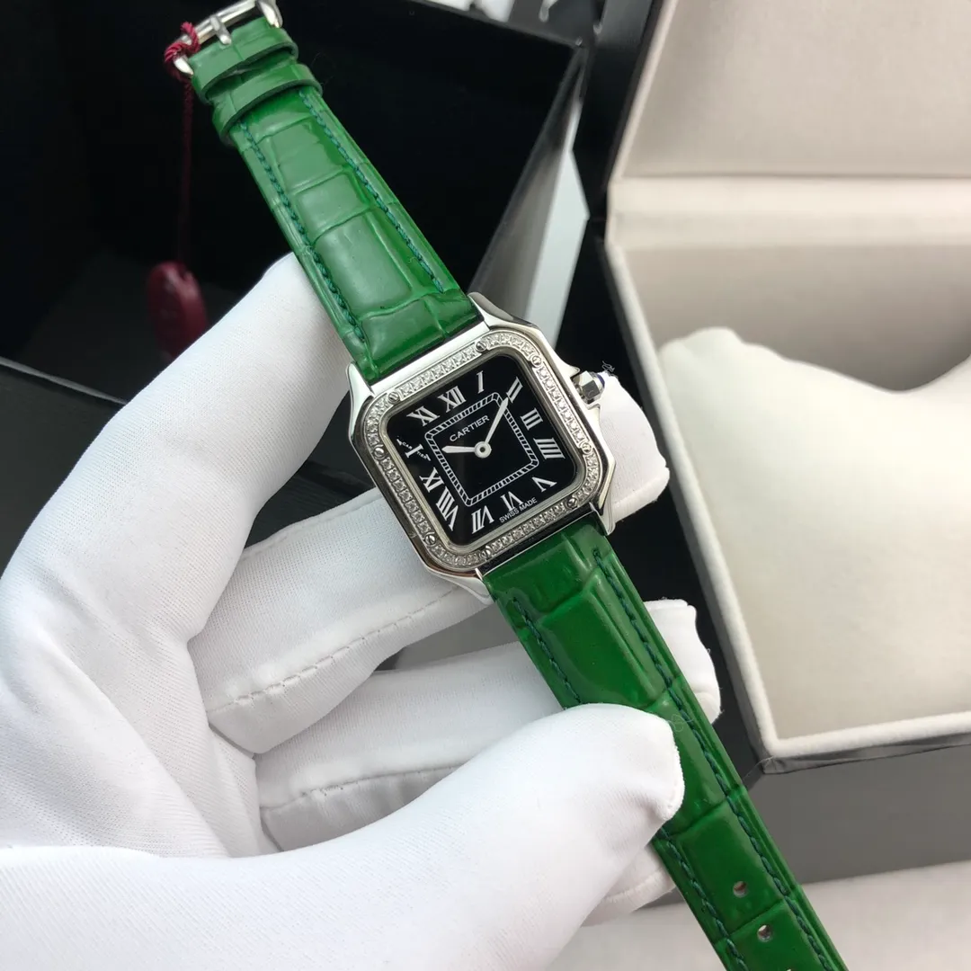 【Foreign trade import】💰840! Cartier Cheetah Series-Imported quartz movement, sword-shaped blue steel hands, 316L stainless steel material, the most fashionable trend accessories, small and medium-sized watches: small 22mm, medium 27mm