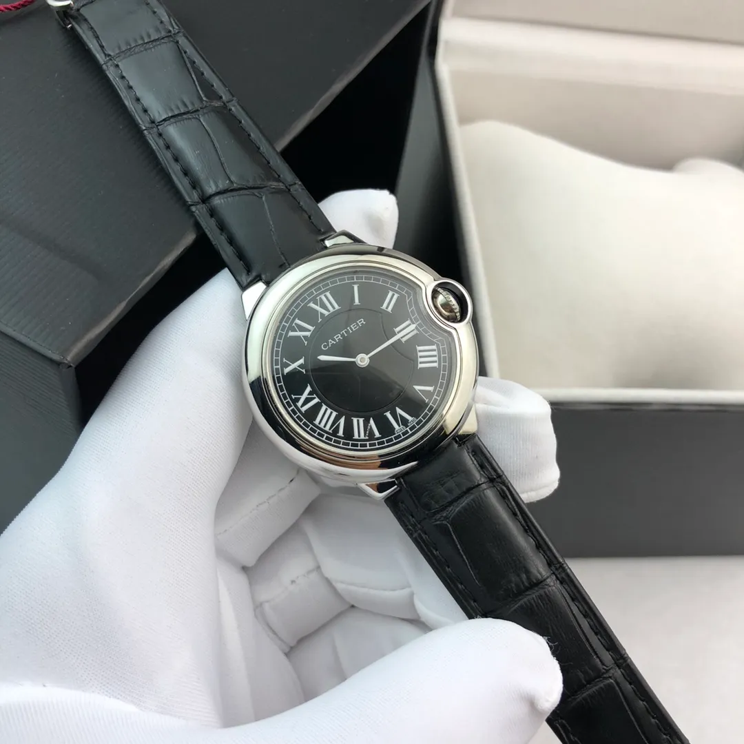 【Foreign trade import】💰840! Cartier - [CARTIER Blue Balloon Series Goddess Watch, very popular among goddesses, 316L fine steel case hand-set with diamonds, clean brushed metal dial, showing simple temperament, imported quartz movement, the latest and most pink color, super white hand, great appearance and temperament! Original folding clasp, size: 36mm...