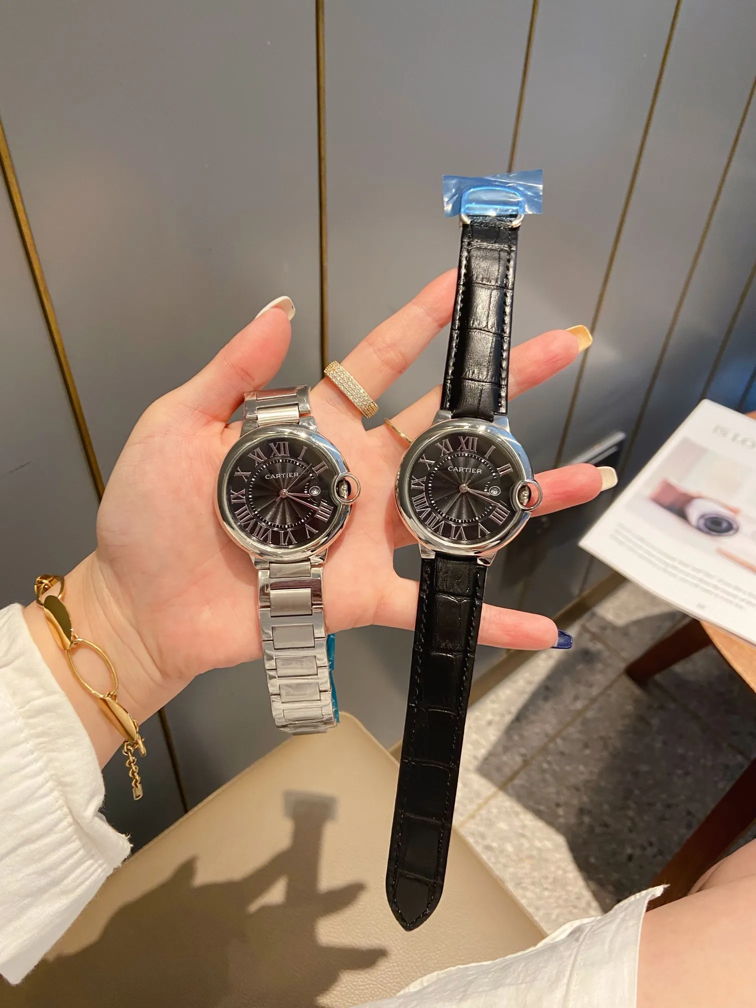 [High-end replica] 💰620 Couple model 💏 Cartier Blue Balloon! ! Stainless steel case, imported quartz movement! ! Convex coated mirror! ! Three sizes are available, 28mm 33mm 36mm for women and 42mm for men! !