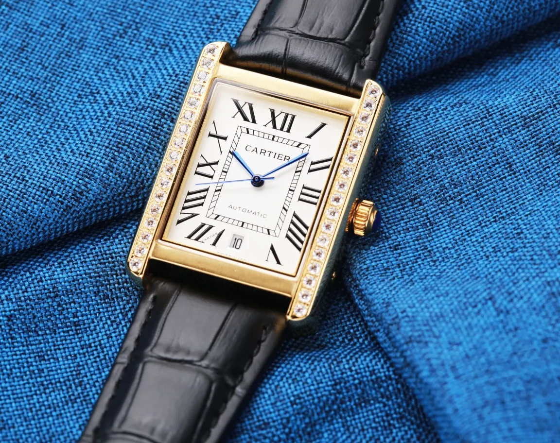 【High-end replica】💰1300! Other qualities 💰Private chat! Cartier ⌚️CARTIER Tank Series Men's Mechanical Watch 💯 Brand new Citizen 8215 automatic mechanical movement, accurate travel time, 🅾️reworked 💯 316L stainless steel case with imitation machine workmanship, case size 31*41 💯 Anti-scratch sapphire glass mirror 💯 Crocodile pattern cowhide or frosted cowhide strap optional, with original folding buckle! Welcome to reprint! (Focus on original new machines) Don’t forget the original intention ~, JH...!