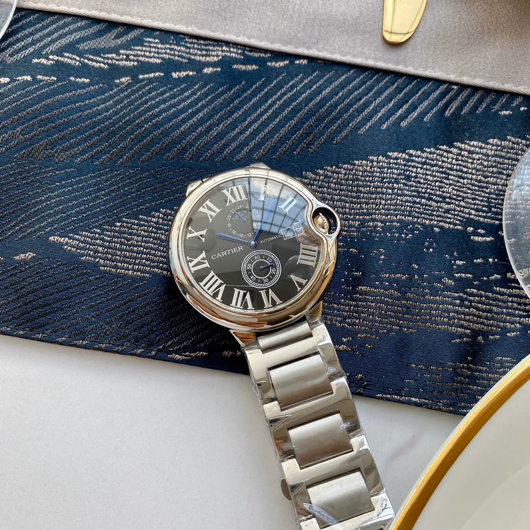 【Foreign trade import】💰2400! Cartier (extremely noble and wise work) best design [福] Rome & Star [Type] exquisite men's watch (more excellent) real man [福] (legendary sales) [strap] genuine cowhide & stainless steel strap (more comfortable) deeply loved [福] [movement] super top mechanical movement (more stable) perpetual motion [福] [material] mineral super strong mirror (more wear-resistant) super thick feel [福] wise style [福] atmospheric design [福] Return of the King [福] [Size] 40mm in diameter and 12mm in thickness Smart launch! Welcome to reprint [post] [post]