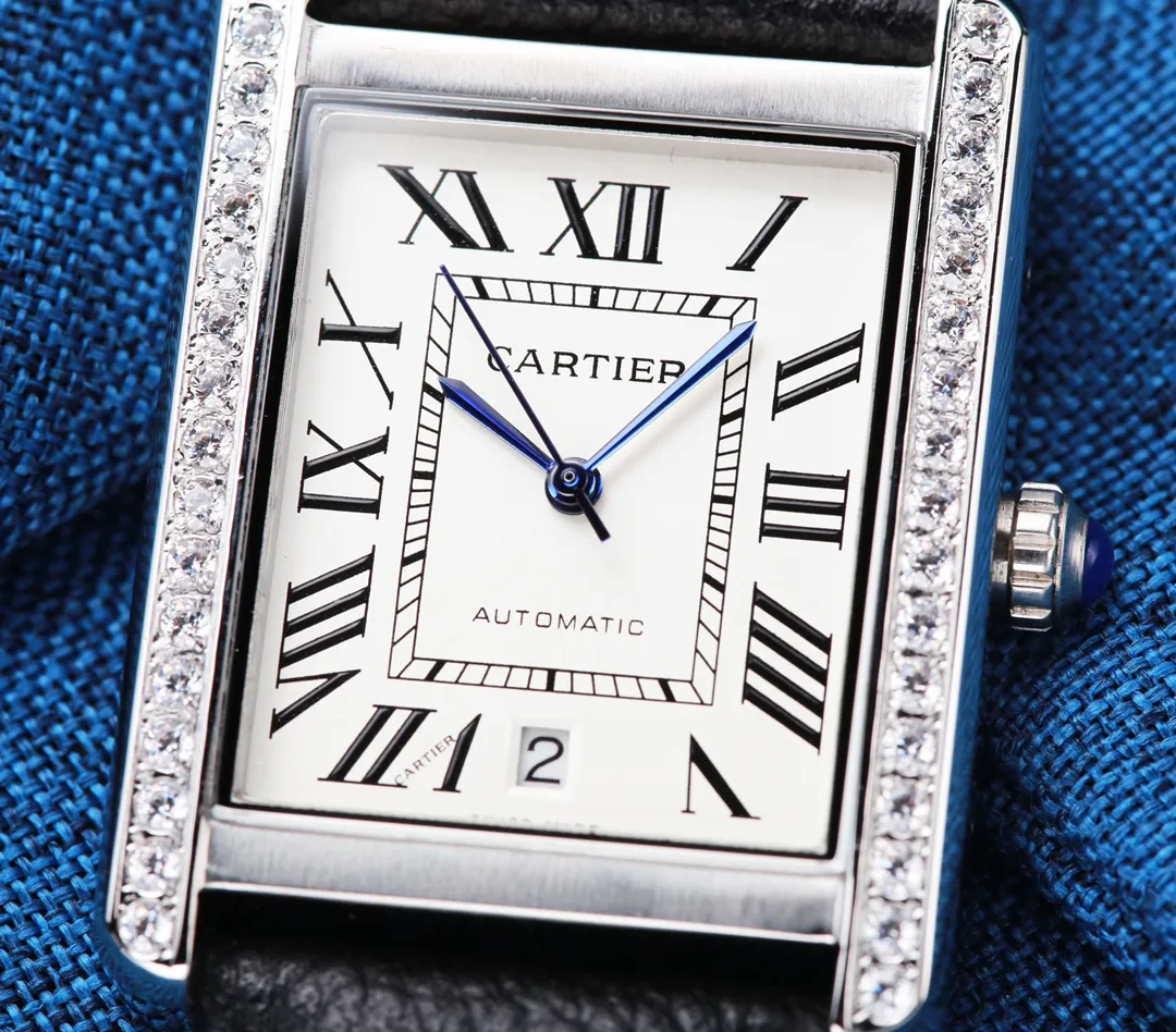 【High-end replica】💰1300! Other qualities 💰Private chat! Cartier ⌚️CARTIER Tank Series Men's Mechanical Watch 💯 Brand new Citizen 8215 automatic mechanical movement, accurate travel time, 🅾️reworked 💯 316L stainless steel case with imitation machine workmanship, case size 31*41 💯 Anti-scratch sapphire glass mirror 💯 Crocodile pattern cowhide or frosted cowhide strap optional, with original folding buckle! Welcome to reprint! (Focus on original new machines) Don’t forget the original intention ~, JH...!