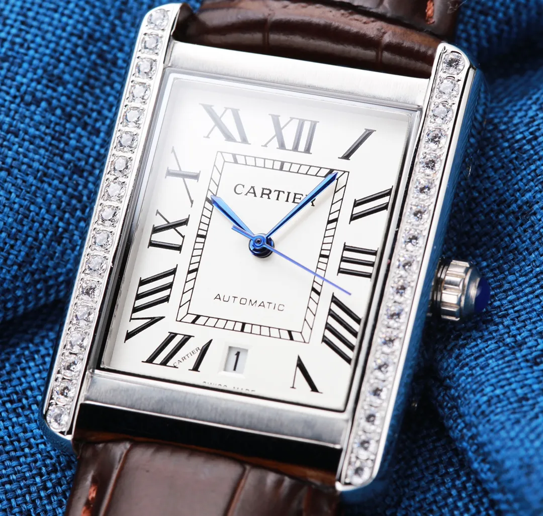 【High-end replica】💰1300! Other qualities 💰Private chat! Cartier ⌚️CARTIER Tank Series Men's Mechanical Watch 💯 Brand new Citizen 8215 automatic mechanical movement, accurate travel time, 🅾️reworked 💯 316L stainless steel case with imitation machine workmanship, case size 31*41 💯 Anti-scratch sapphire glass mirror 💯 Crocodile pattern cowhide or frosted cowhide strap optional, with original folding buckle! Welcome to reprint! (Focus on original new machines) Don’t forget the original intention ~, JH...!