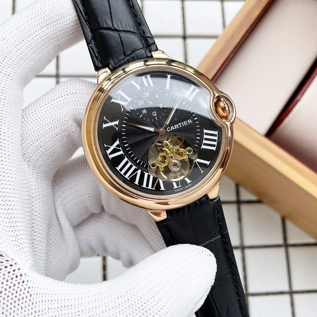 【Foreign Trade Import】💰1520! Cartier ༶ CARTIER Style: Distinguished Gentleman Trendy Men's Watch ༶ Mechanical Size: 47mm × 13mm Movement: Three-needle flywheel fully automatic machinery Mirror: Strengthened mineral glass Material: 316 stainless steel Buckle: Folding buckle Exquisitely crafted, perfectly presented ༶S.Z༶ Highly recommended, welcome to forward