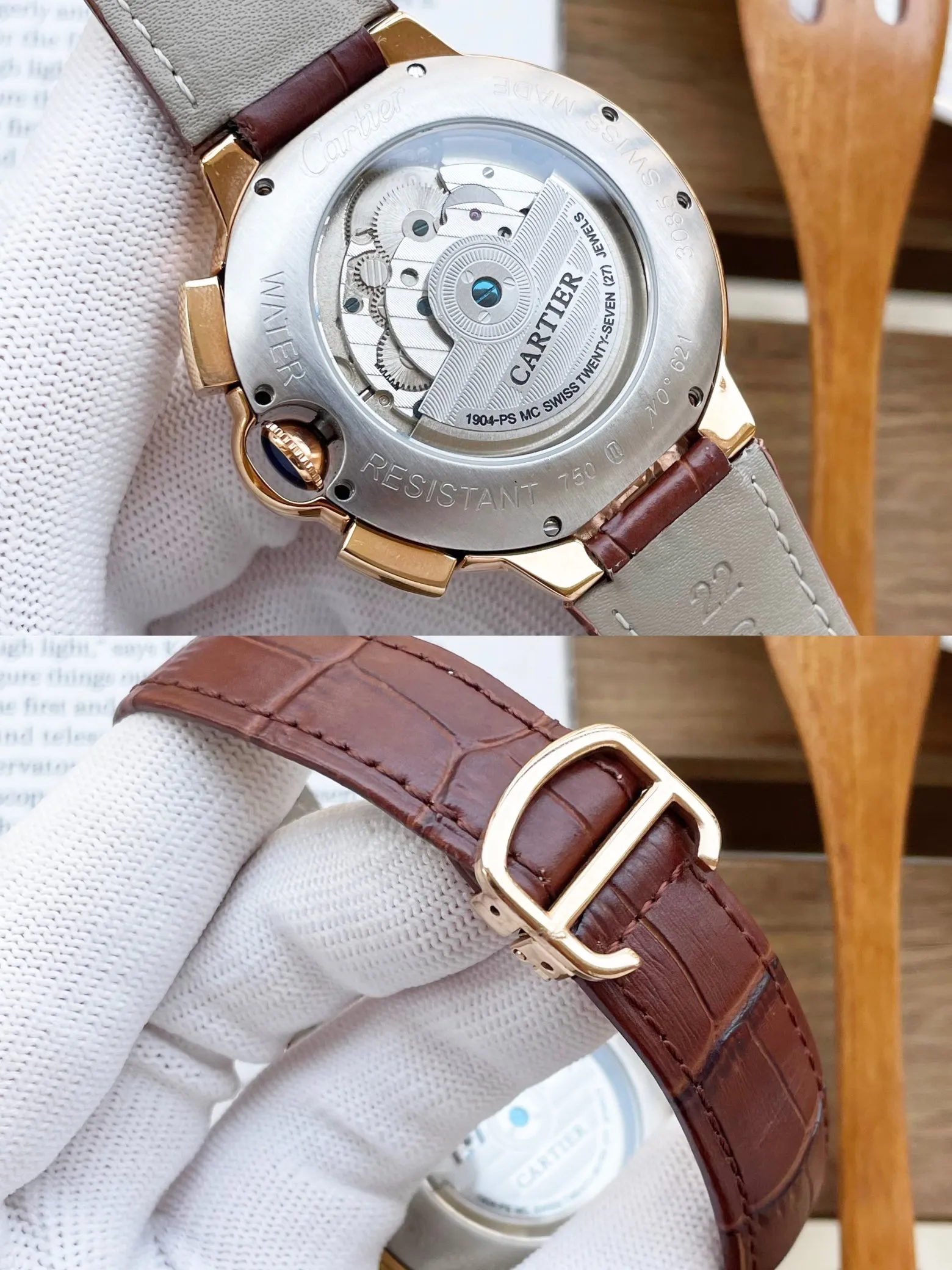【High-end replica】💰1640! Cartier's premium men's watch, with multifunctional flywheel perpetual calendar design, noble atmosphere, gentlemanly style, excellent quality, is selling well all over the city. Using fully automatic mechanical movement, top-grade 316 stainless steel case, imported calfskin strap, mineral super mirror, size 46*15