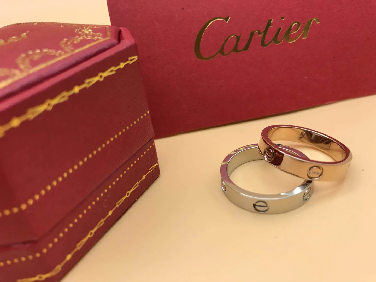 [Replica one to one] 💰240 per Cartier ring, rose gold and silver, two colors, ring size 6-10, generally girls wear 7-8, boys wear 9-10