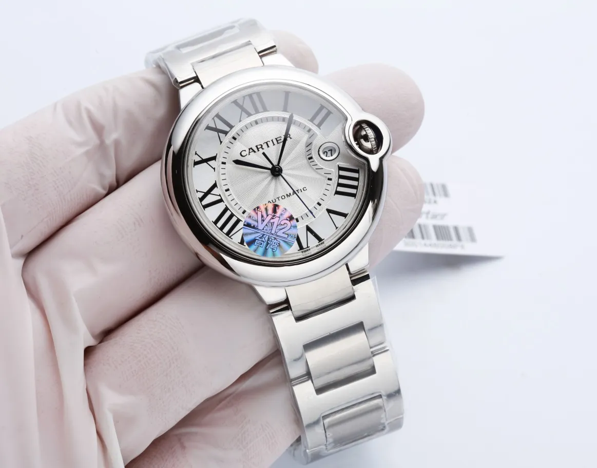 【High-end replica】💰1160! 【Customized all-in-one machine】💰1840! Cartier Blue Balloon size 42mm men's watch equipped with original imported Citizen 9015 movement sapphire glass mirror 316 stainless steel strap original folding buckle 316 stainless steel case