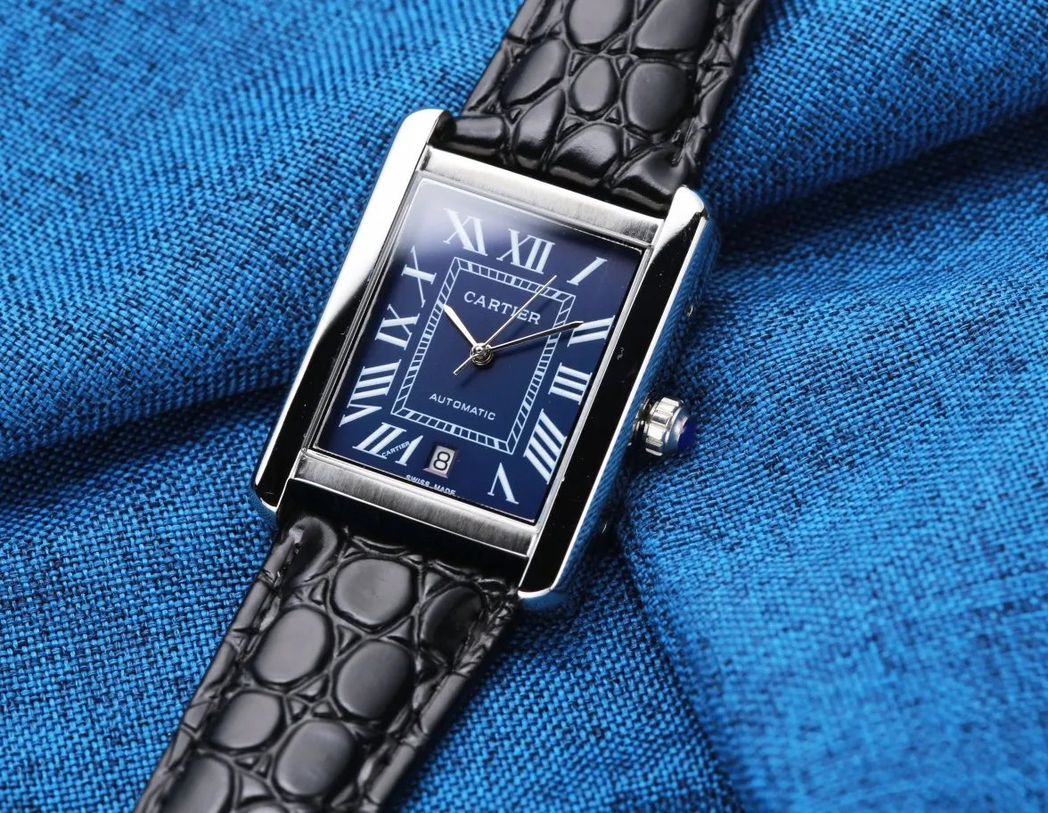 【High-end replica】💰1300! Other qualities 💰Private chat! Cartier ⌚️CARTIER Tank Series Men's Mechanical Watch 💯 Brand new Citizen 8215 automatic mechanical movement, accurate travel time, 🅾️reworked 💯 316L stainless steel case with imitation machine workmanship, case size 31*41 💯 Anti-scratch sapphire glass mirror 💯 Crocodile pattern cowhide or frosted cowhide strap optional, with original folding buckle! Welcome to reprint! (Focus on original new machines) Don’t forget the original intention ~, JH...!